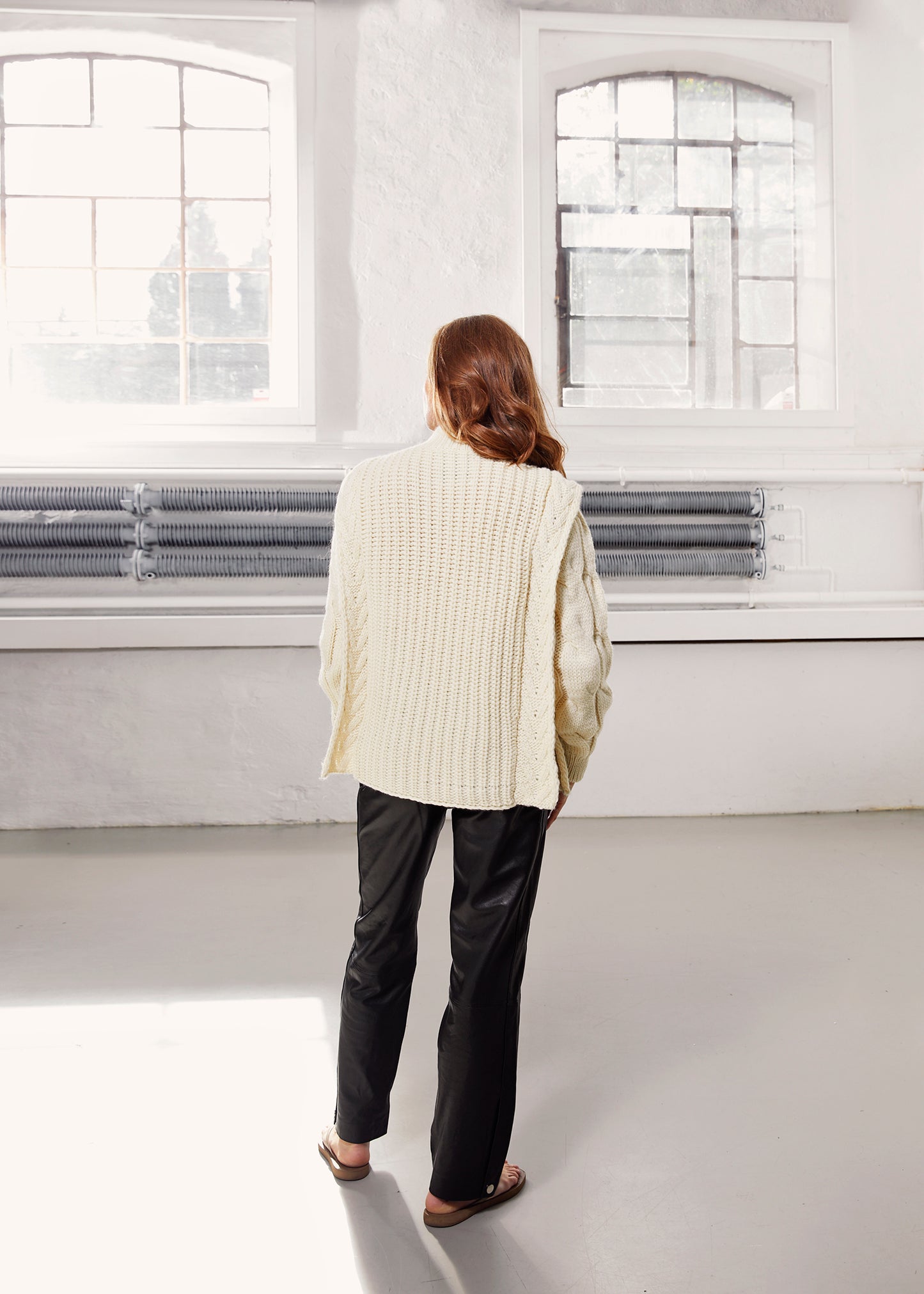 Envelope1976 "Wild Vest" Sweater Cream