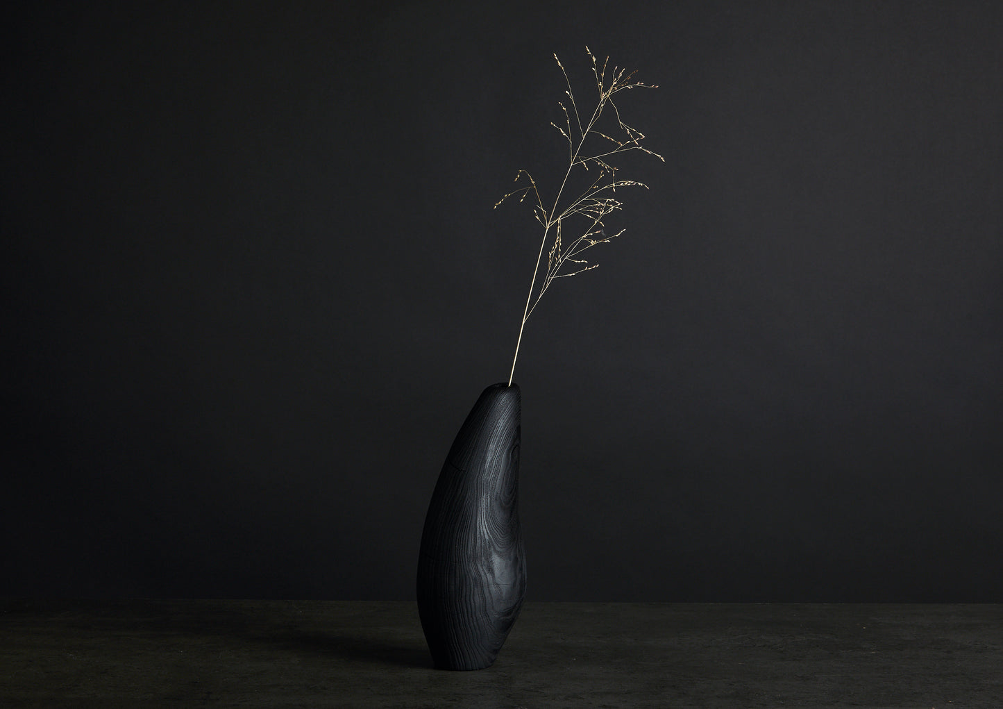 Løvfall vase brent Asketre 27cm