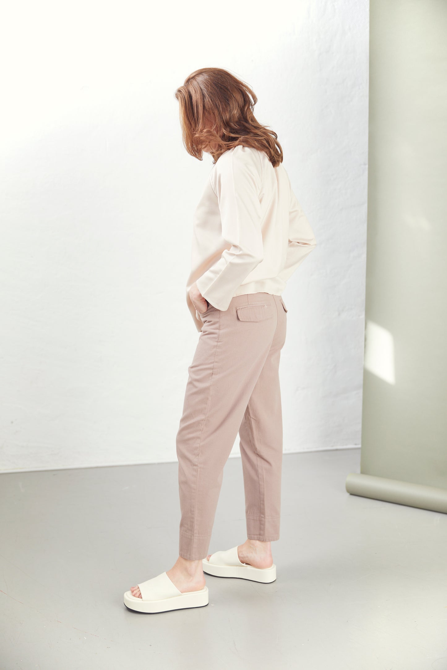 Aiayu "Cloe Shirt Silk" Champagne