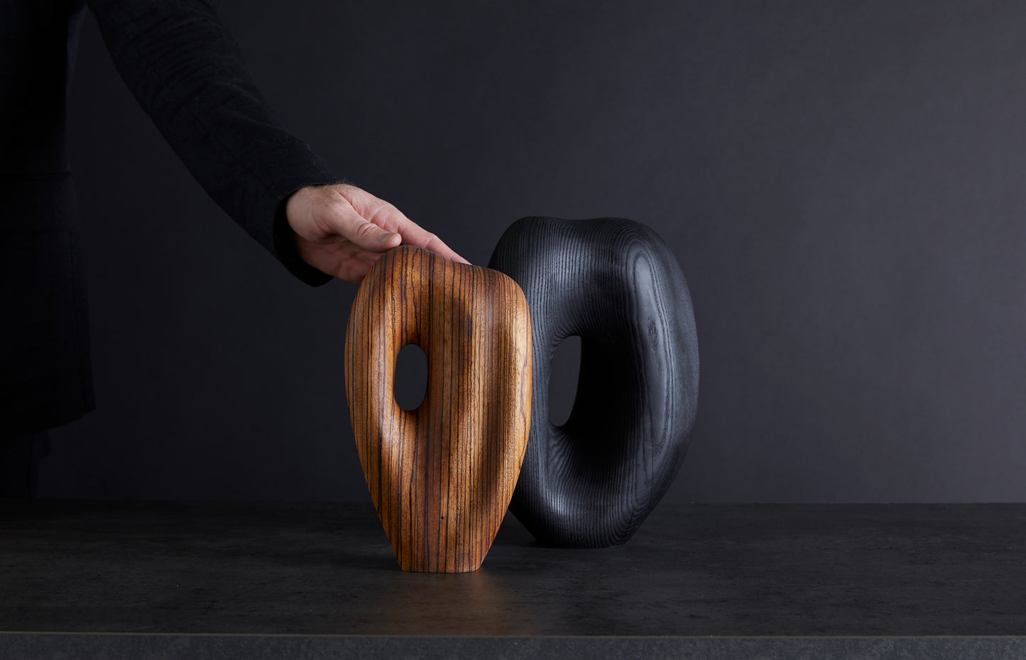 Løvfall Skulptur, Zebra and Ash
