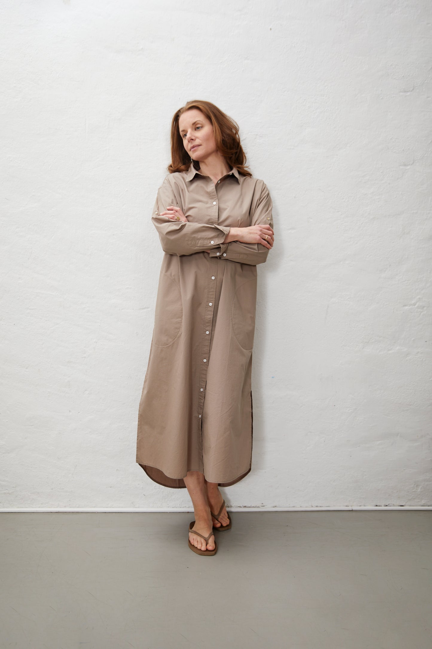 Aiayu "Shirt Robe" Cocoa