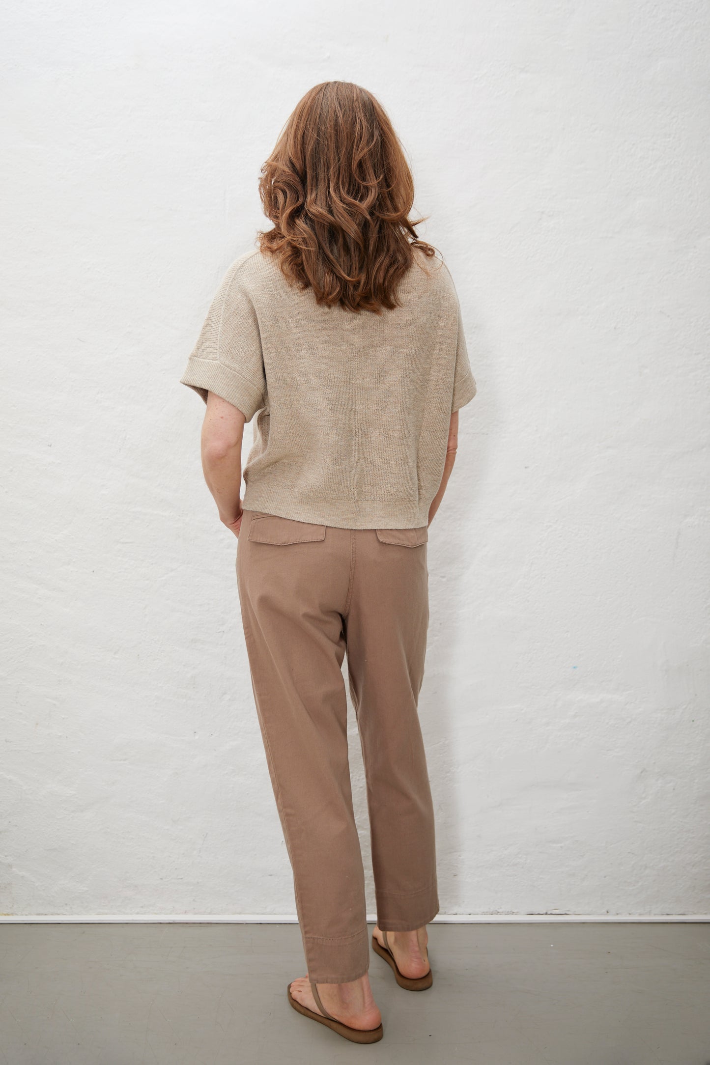 Aiayu "Isabel Pant Twill" Cocoa