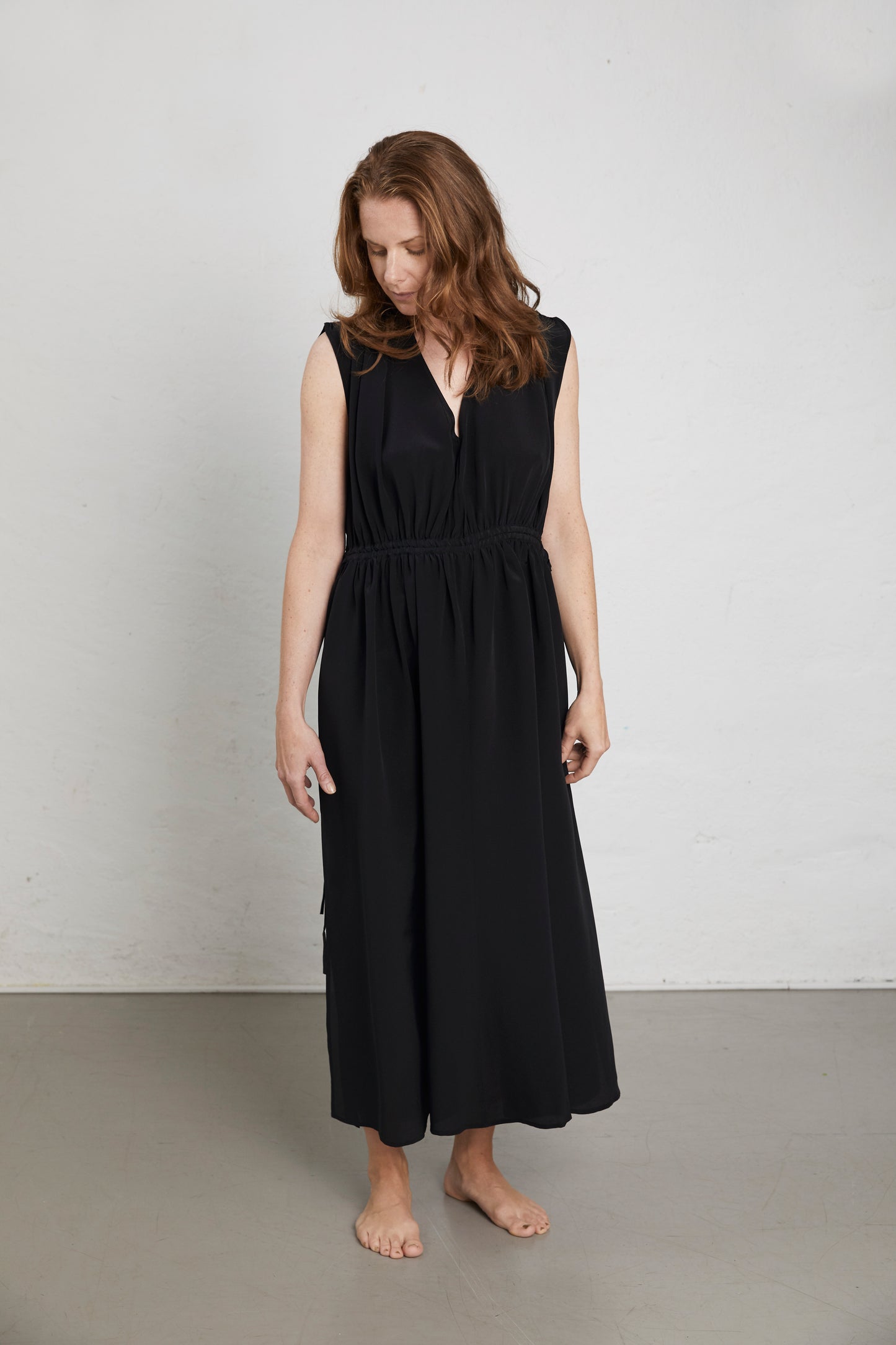 Envelope1976 "Venezia dress" Black silk