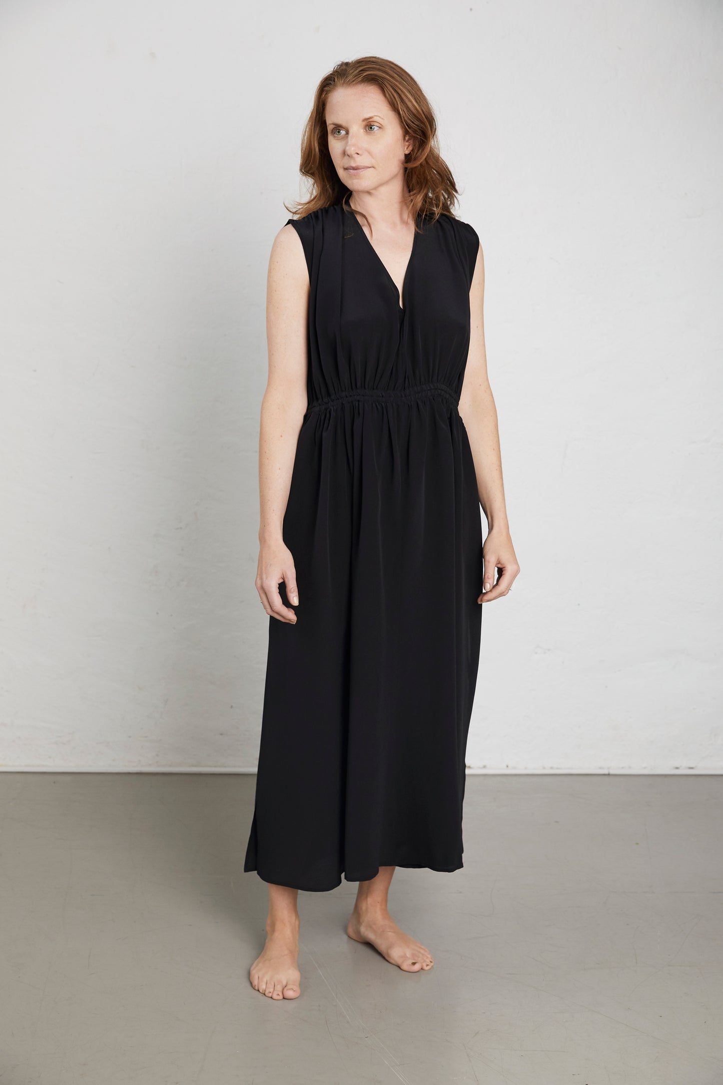 Envelope1976 "Venezia dress" Black silk