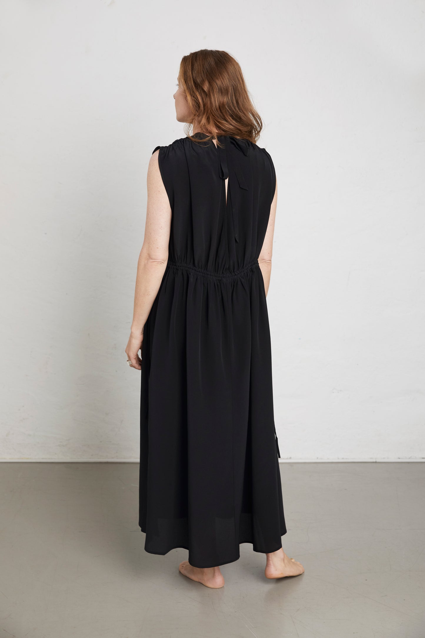 Envelope1976 "Venezia dress" Black silk