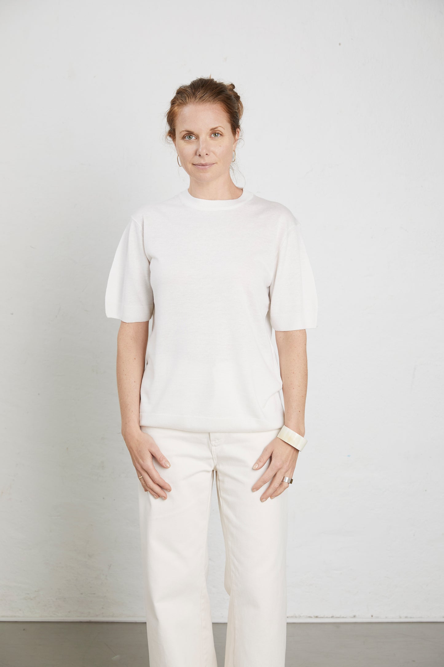 Aiayu "Lalitpur" Chalk cashmere/lin