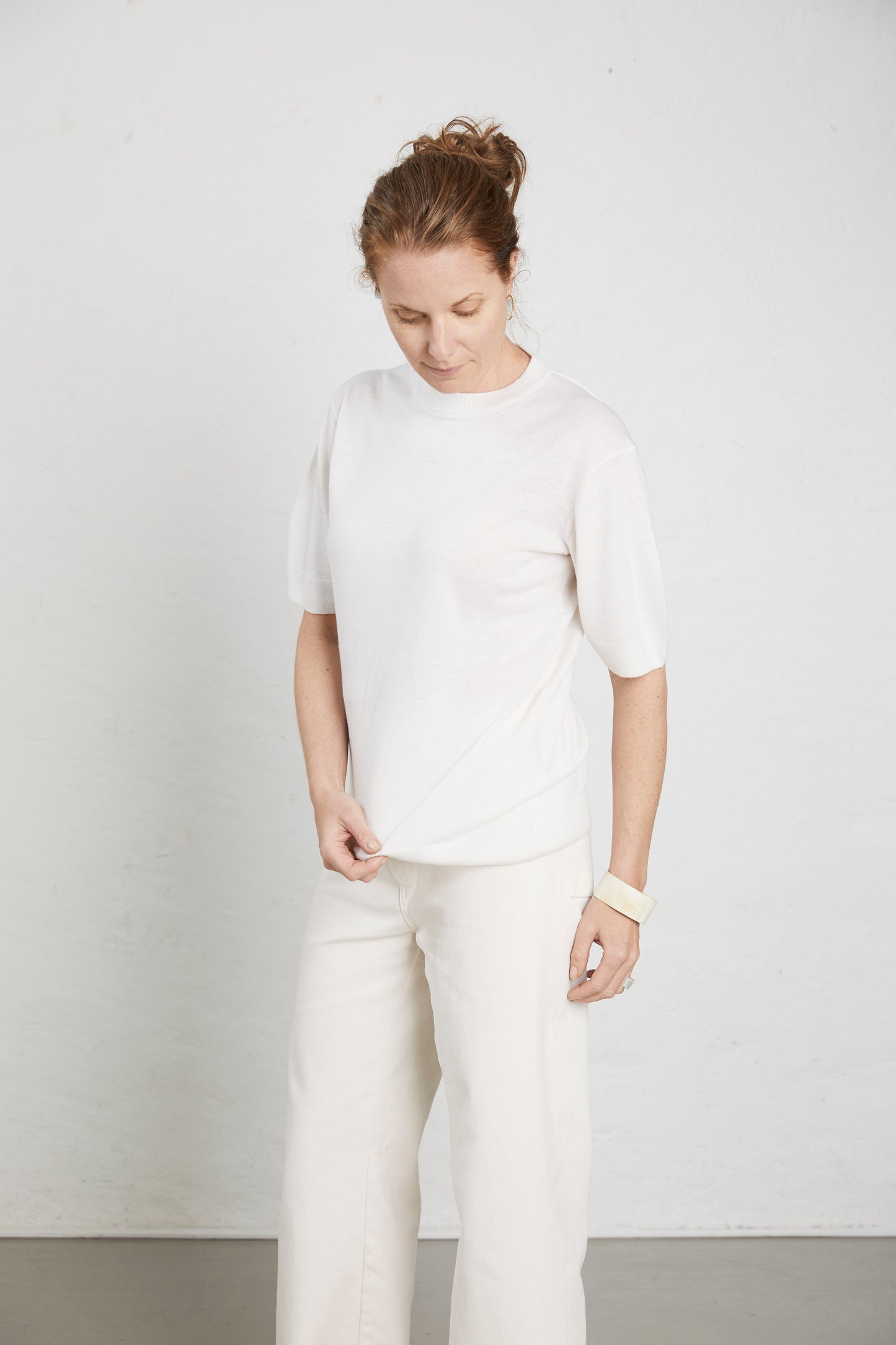 Aiayu "Lalitpur" Chalk cashmere/lin