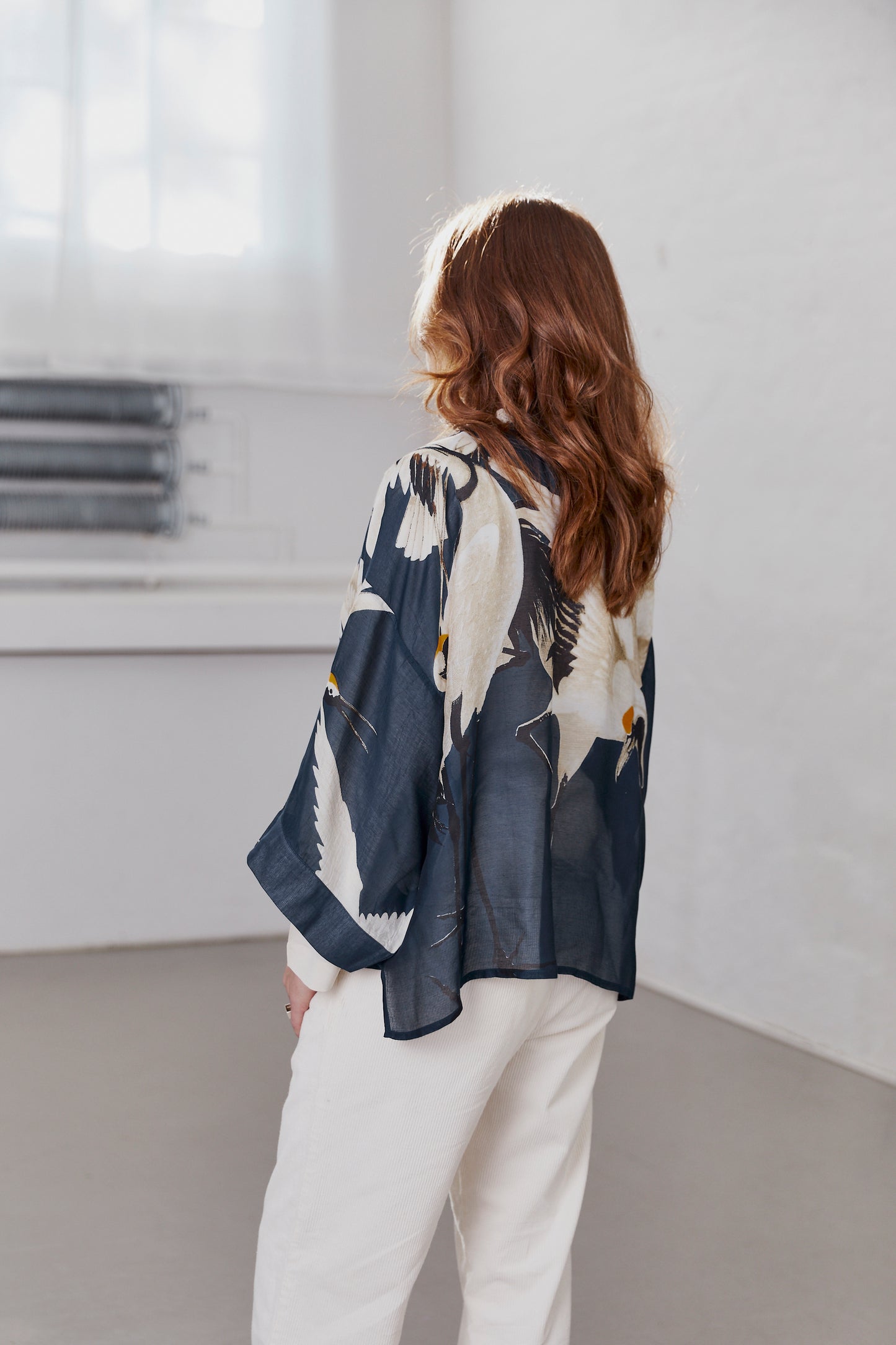 Kimono Kew Stork Navy