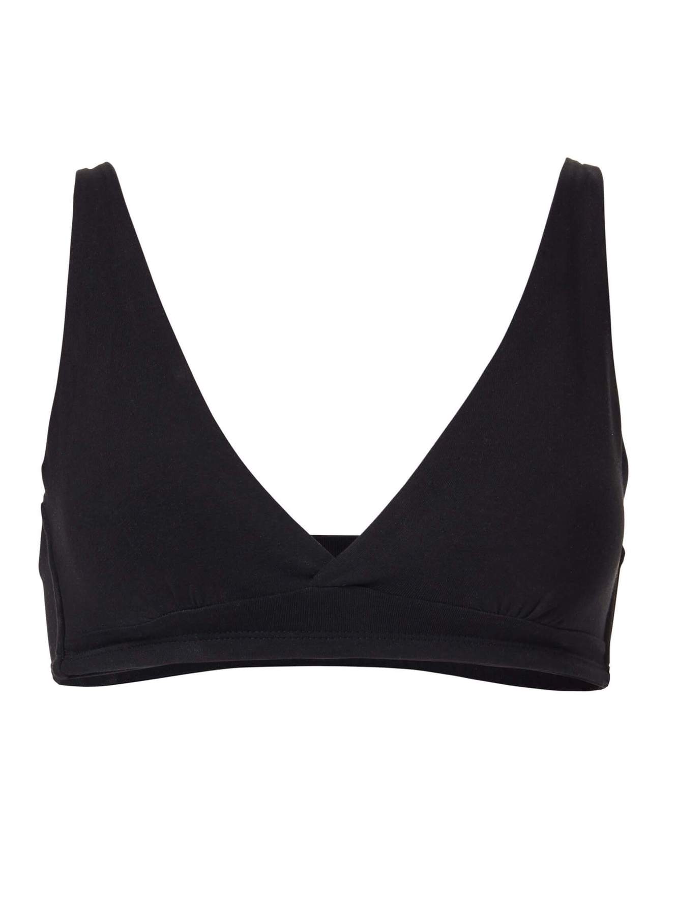 Organic cotton soft-bra CORE BRALETTE-Black