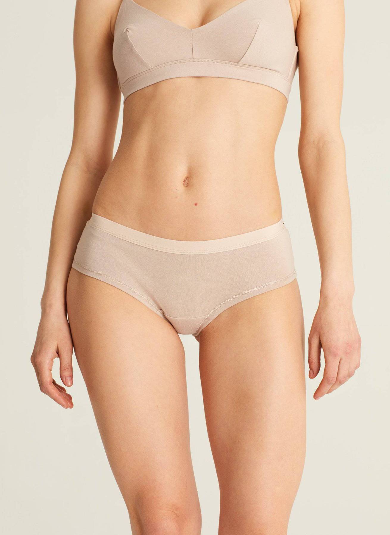 White Organic Cotton High Waisted Knickers, Ethical & Sustainable Lingerie