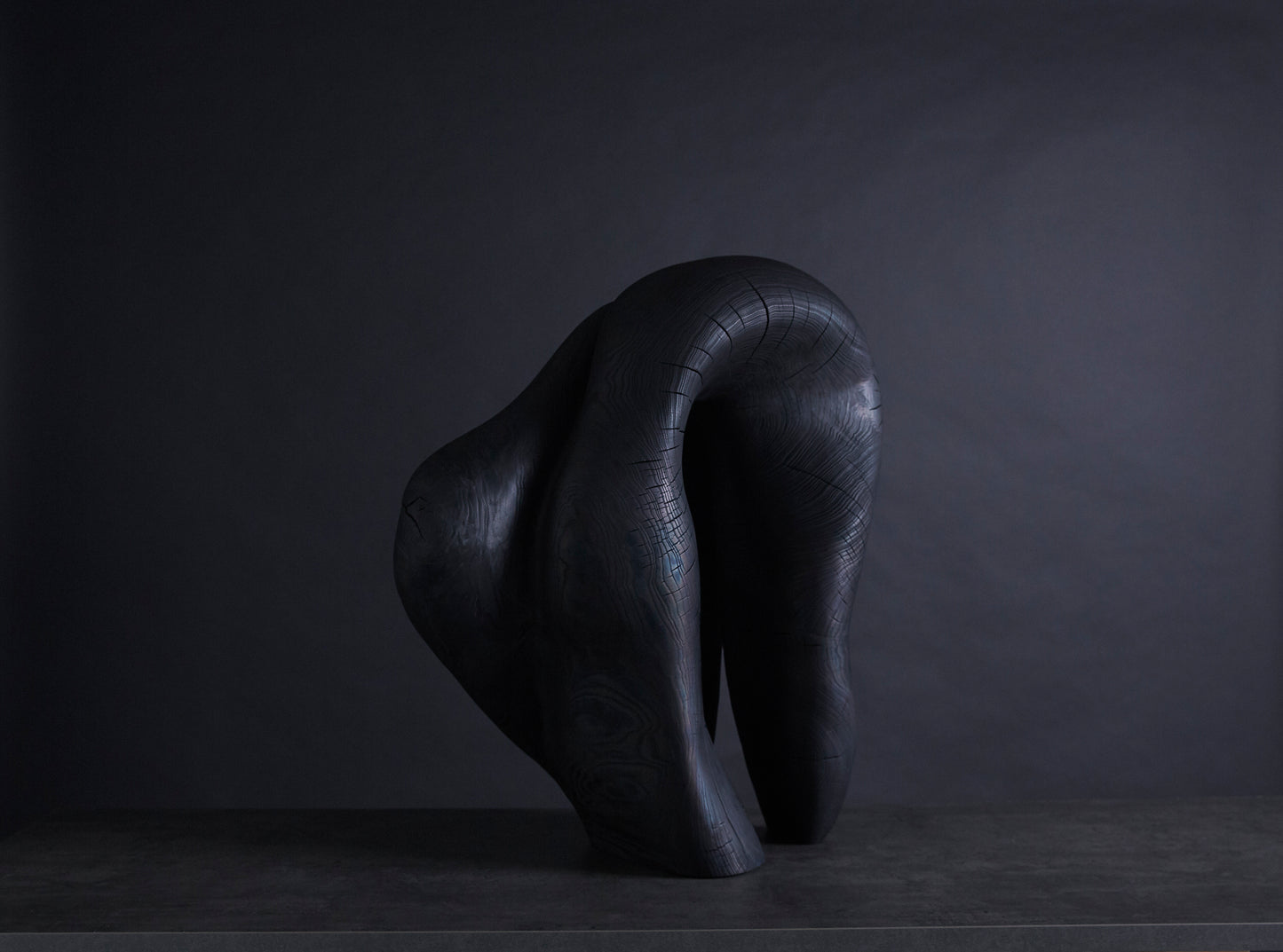 Løvfall Skulptur, "Ash calligraphy"