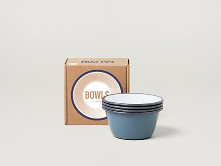 Falcon Enamelware, Bowl Set Grey