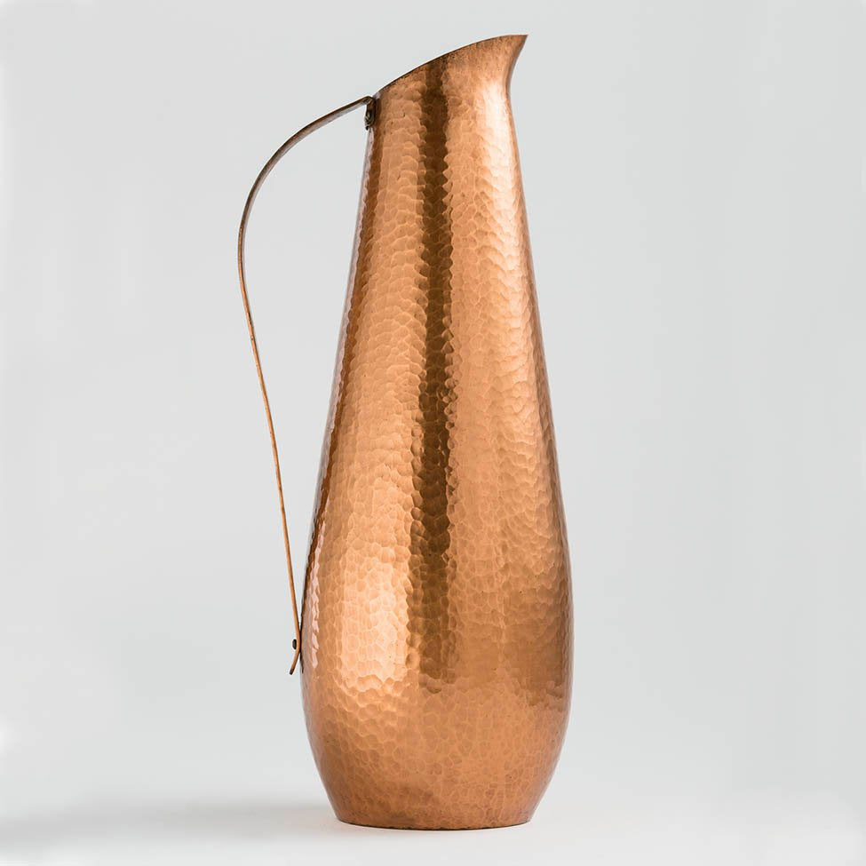 Kobberkanne/vase Tysk 1950 tallet