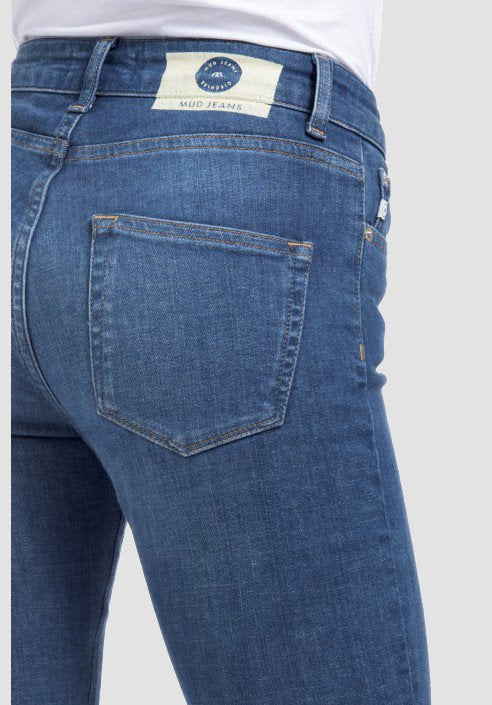 Mud Jeans Skinny Hazen Pure Blue