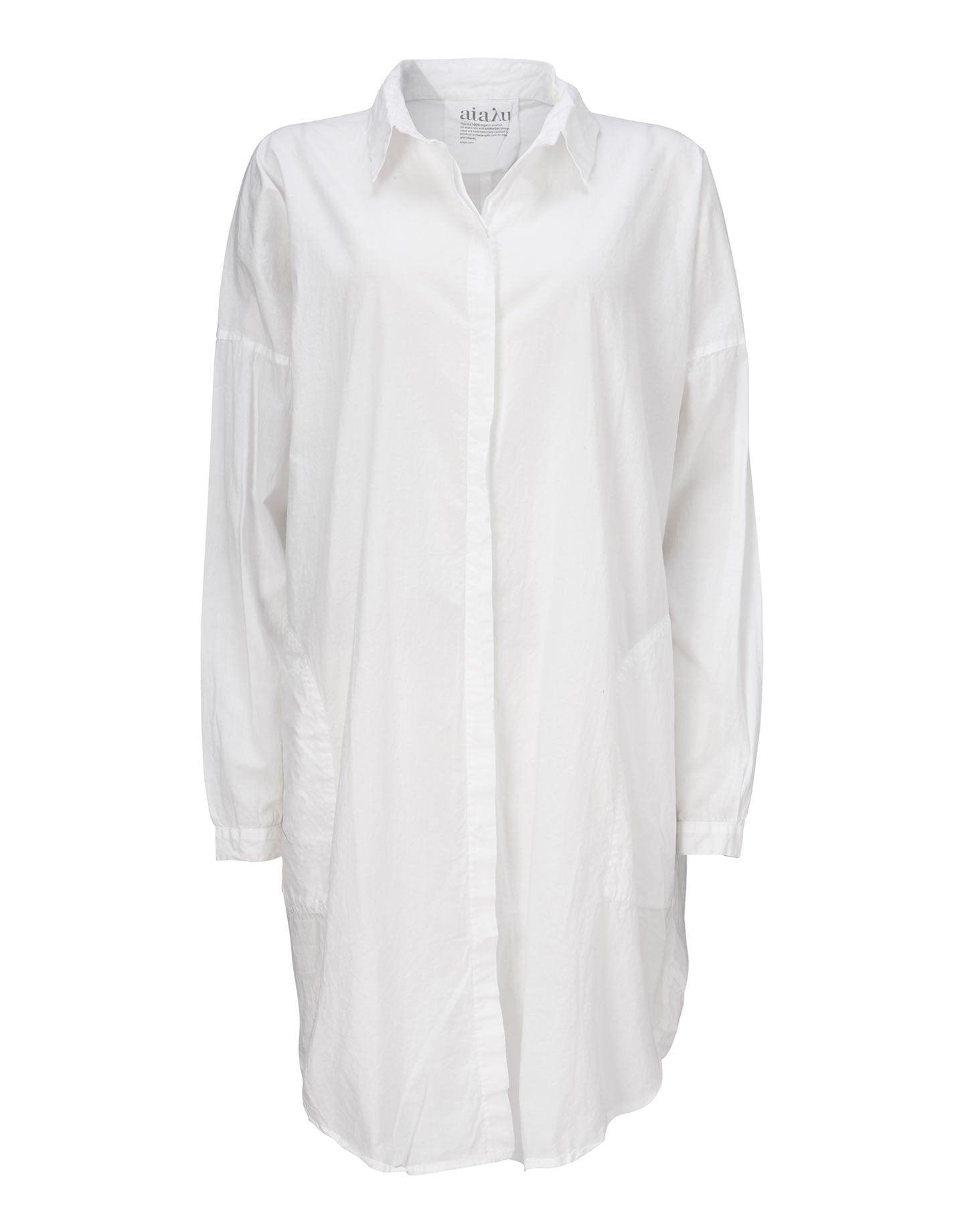 Aiayu "Shirt Dress" White