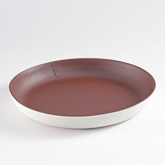 Ø26,5 H3,5 deep bordeaux/semi-matte