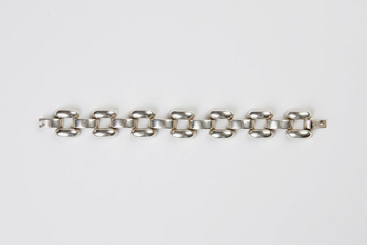 Vintage Art Deco sølv armbånd