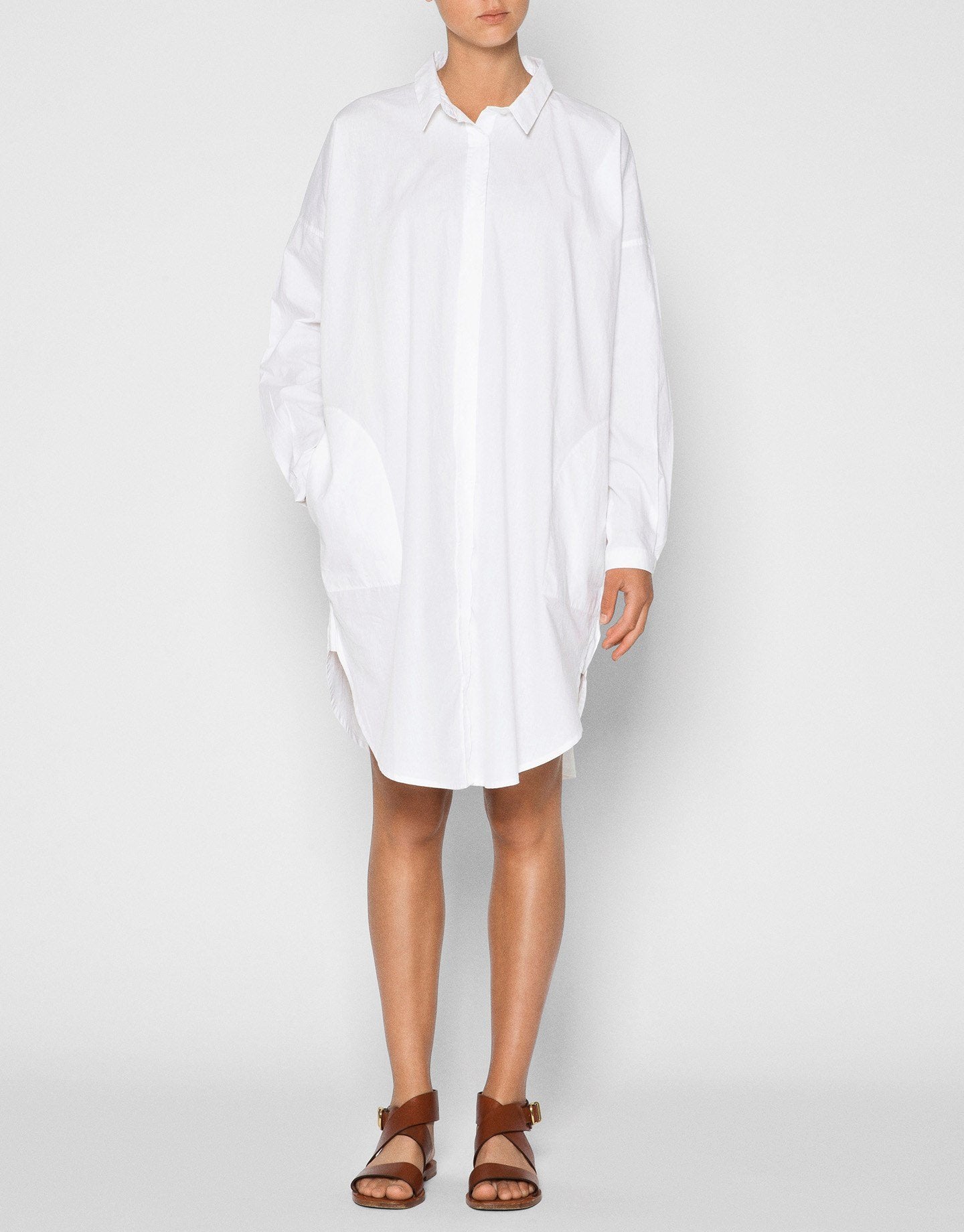 Aiayu "Shirt Dress" White