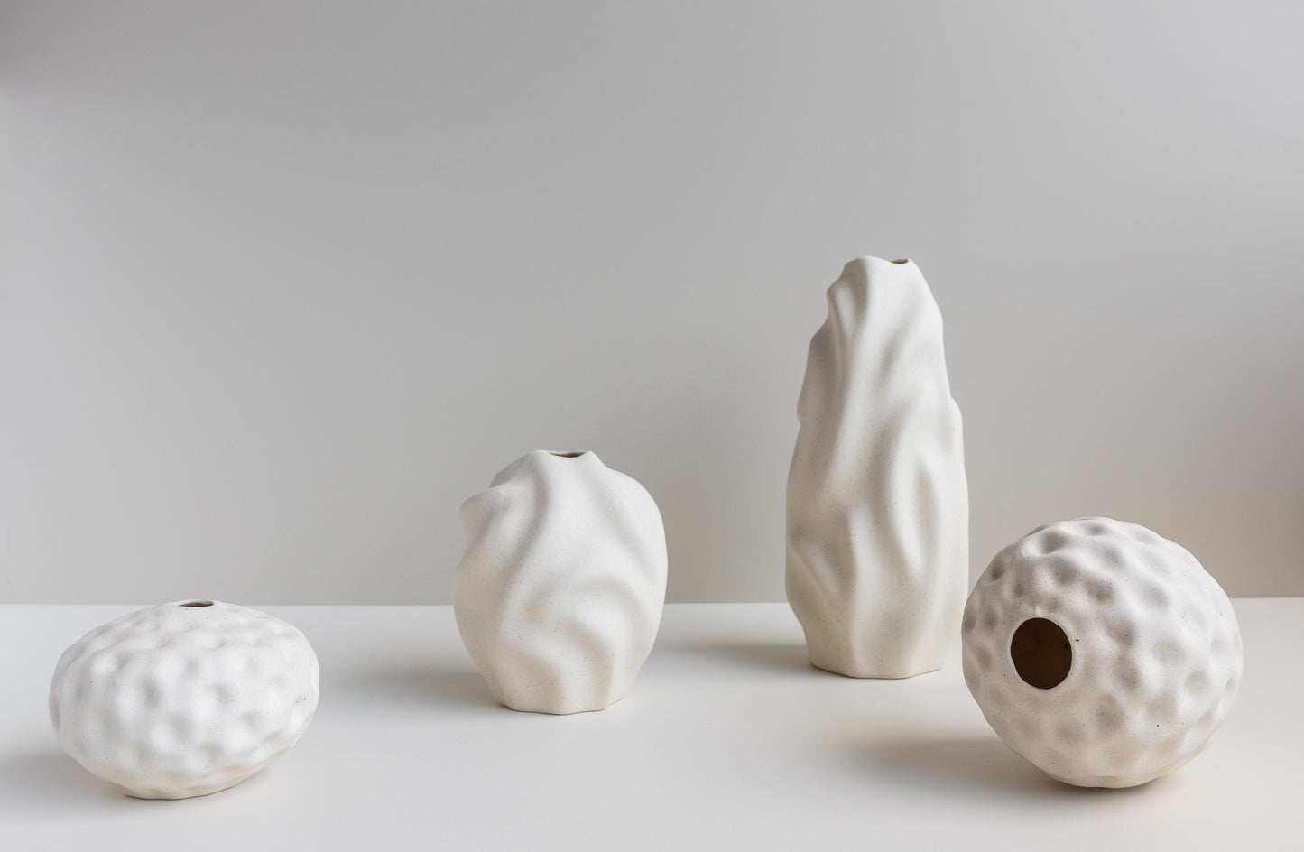 Cooee vase "Seedpod" 10cm Vanilla