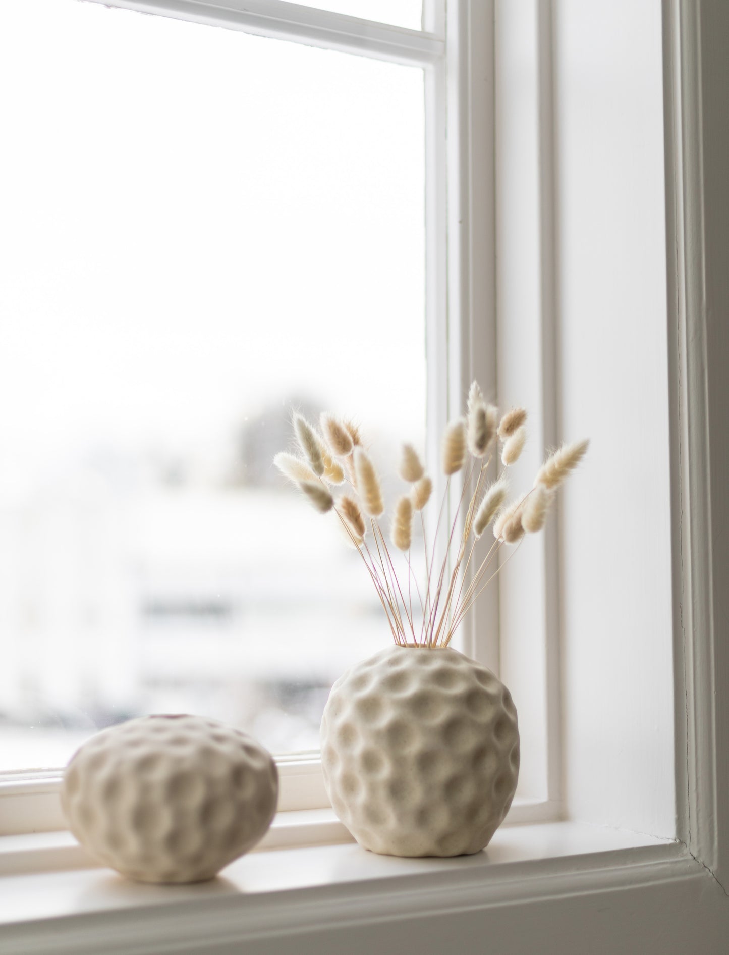 Cooee vase "Seedpod" 14cm Vanilla