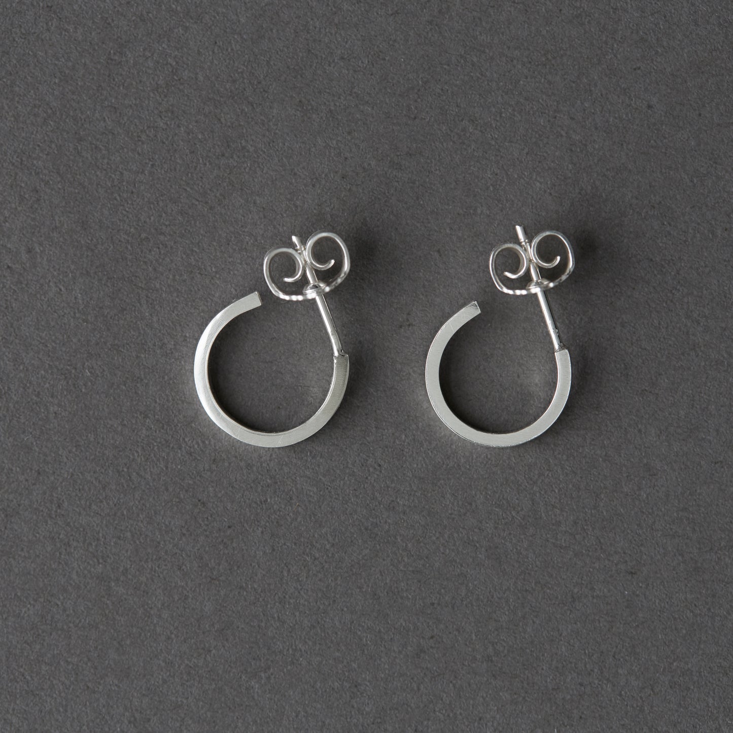 Miya Mini hoop Silver, pair