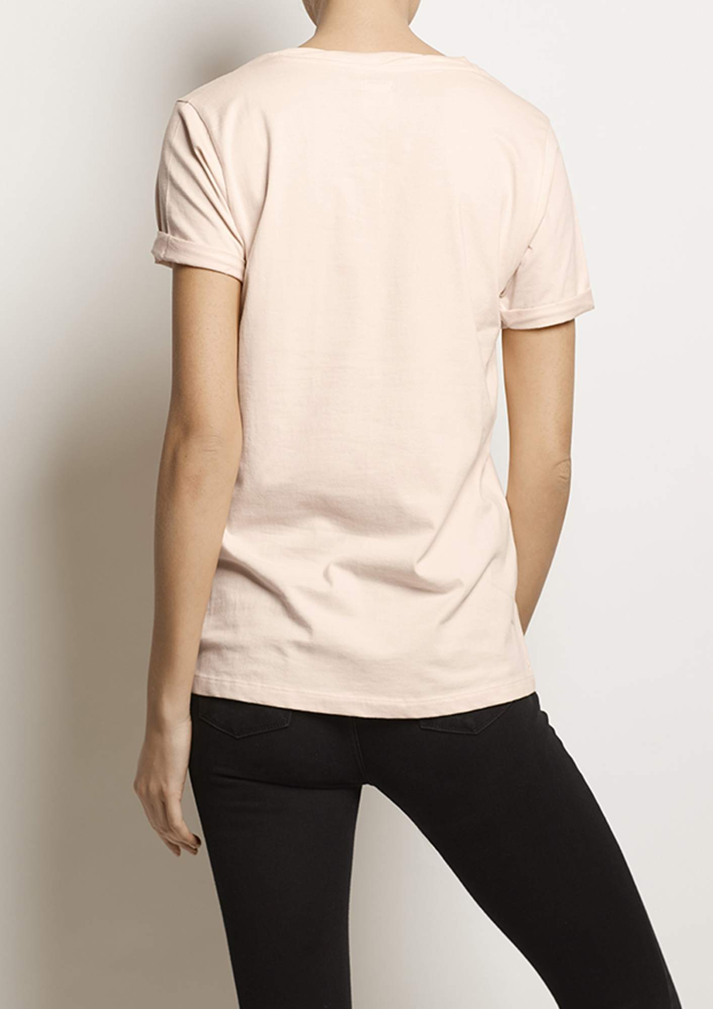Organic cotton CORE T-SHIRT, Peach Pearl