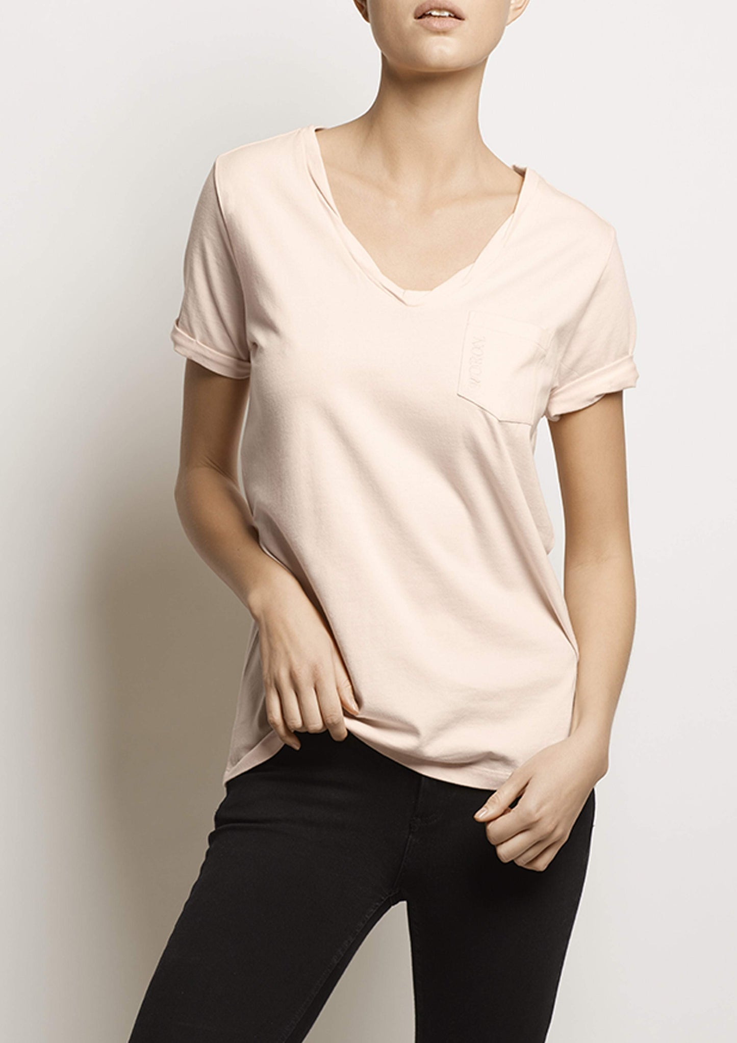 Organic cotton CORE T-SHIRT, Peach Pearl