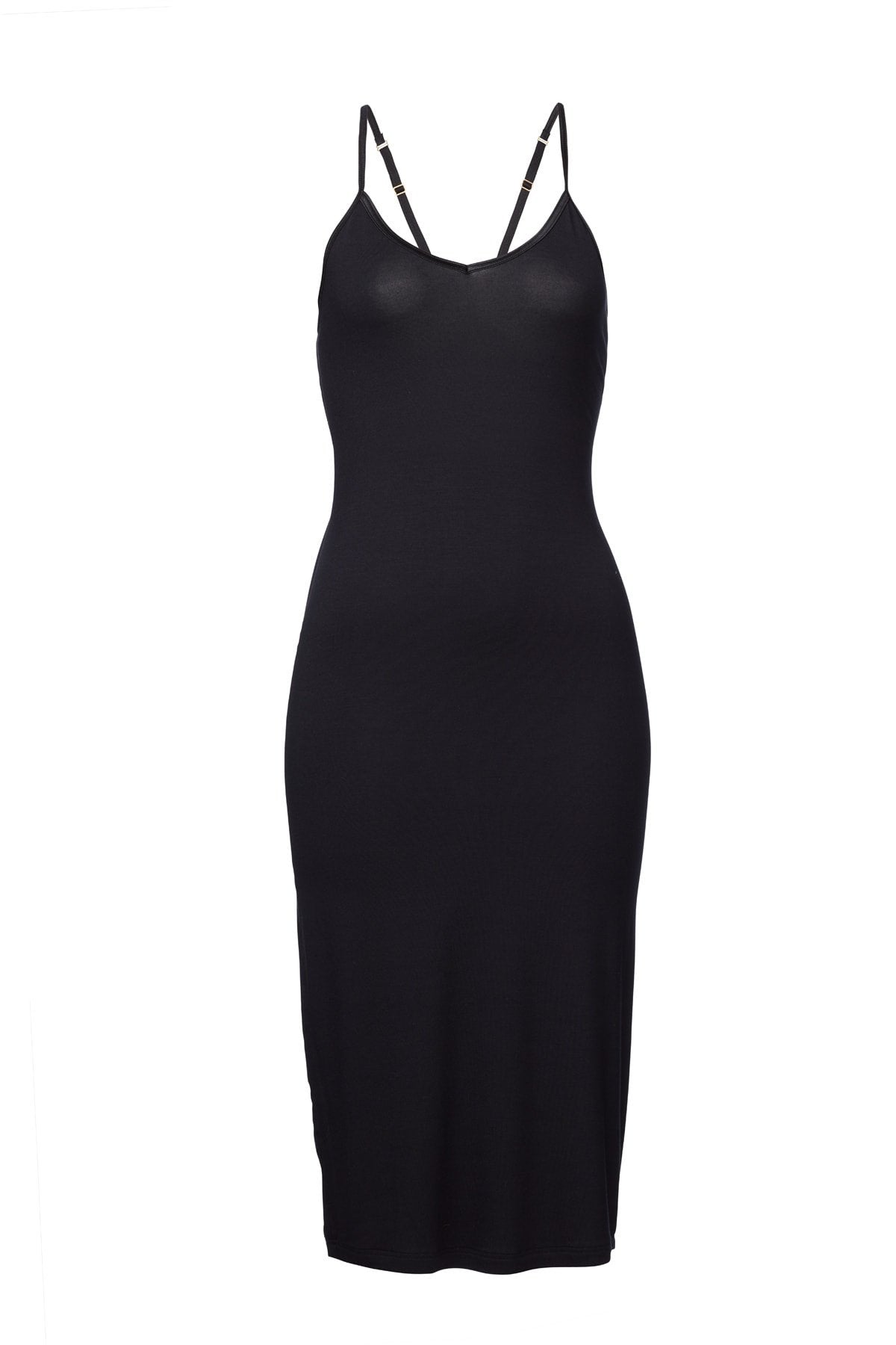 Slip dress SLIP MIDI- Black