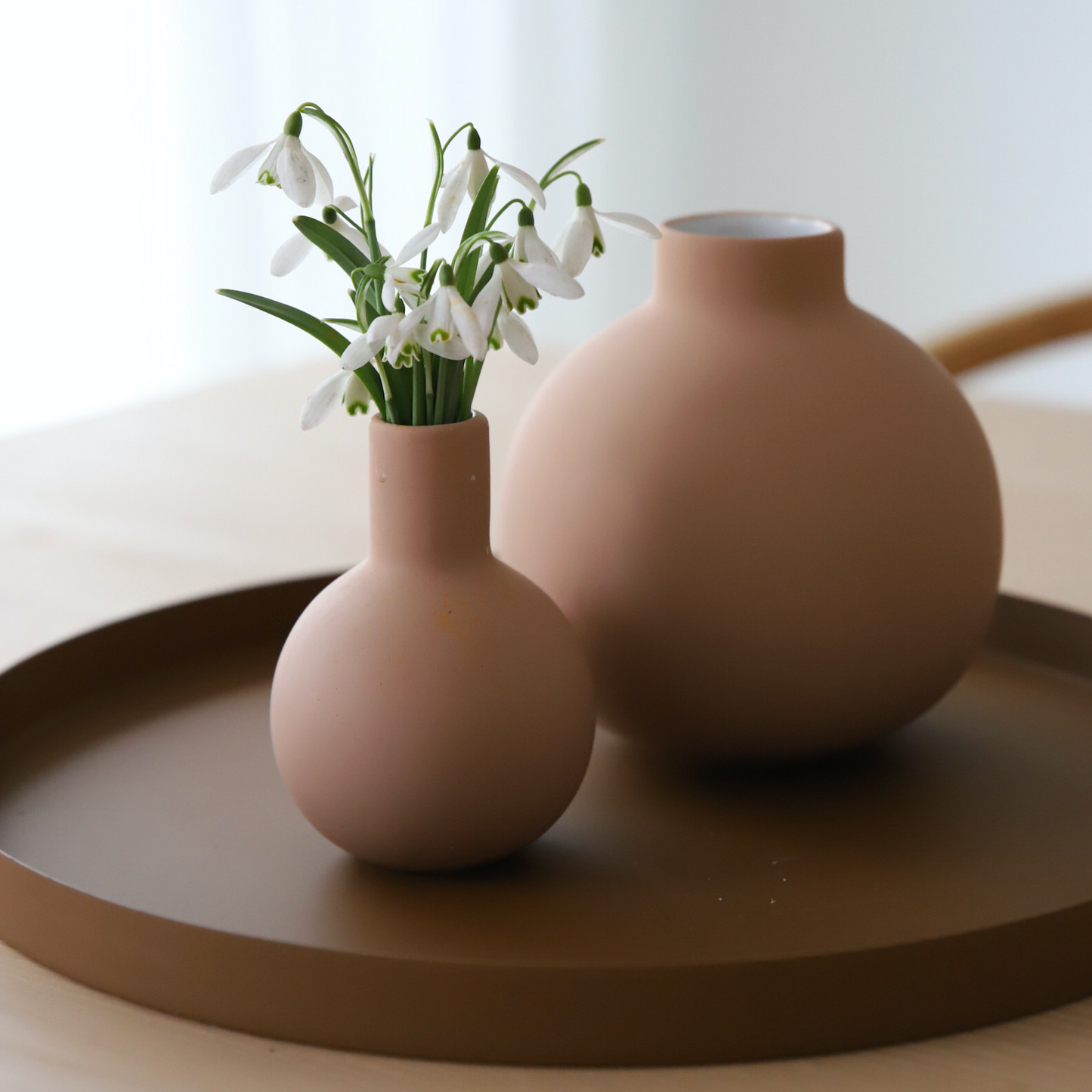 Cooee Tray "Circkle" 30x2 cm Coconut