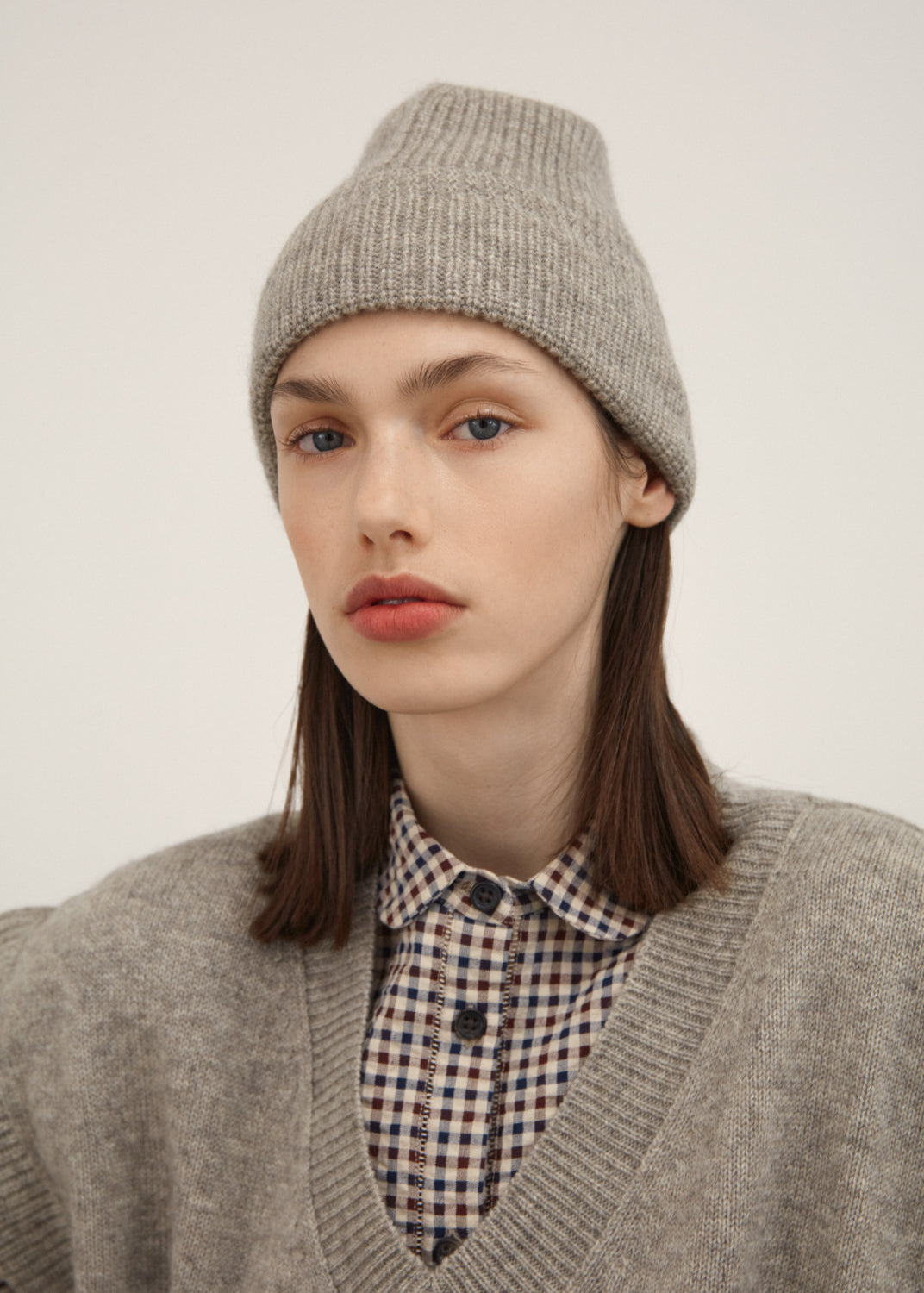 Aiayu "Alberte Beanie" Light Grey OS