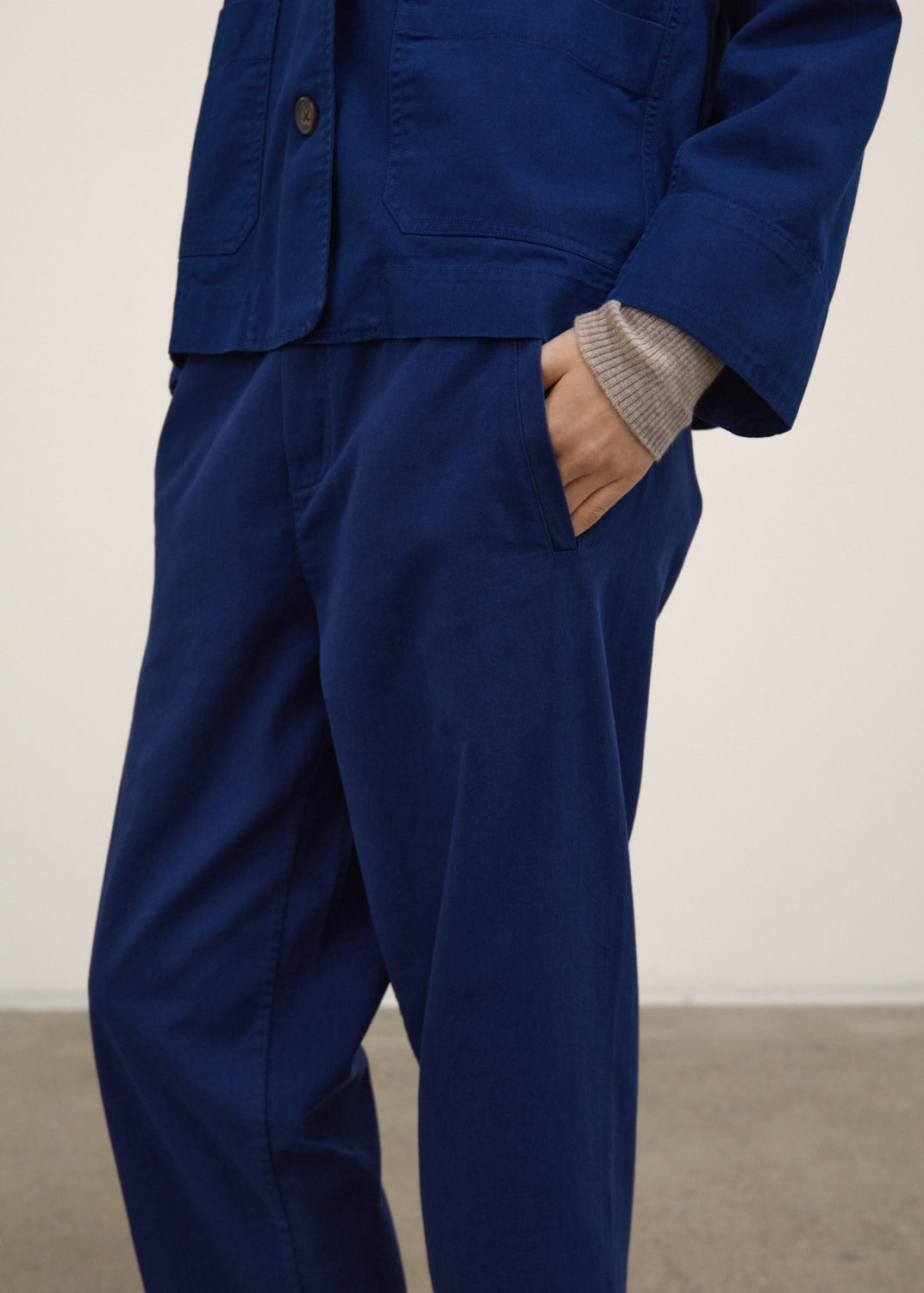 Aiayu "Coco Pant Twill" Japanese Blue