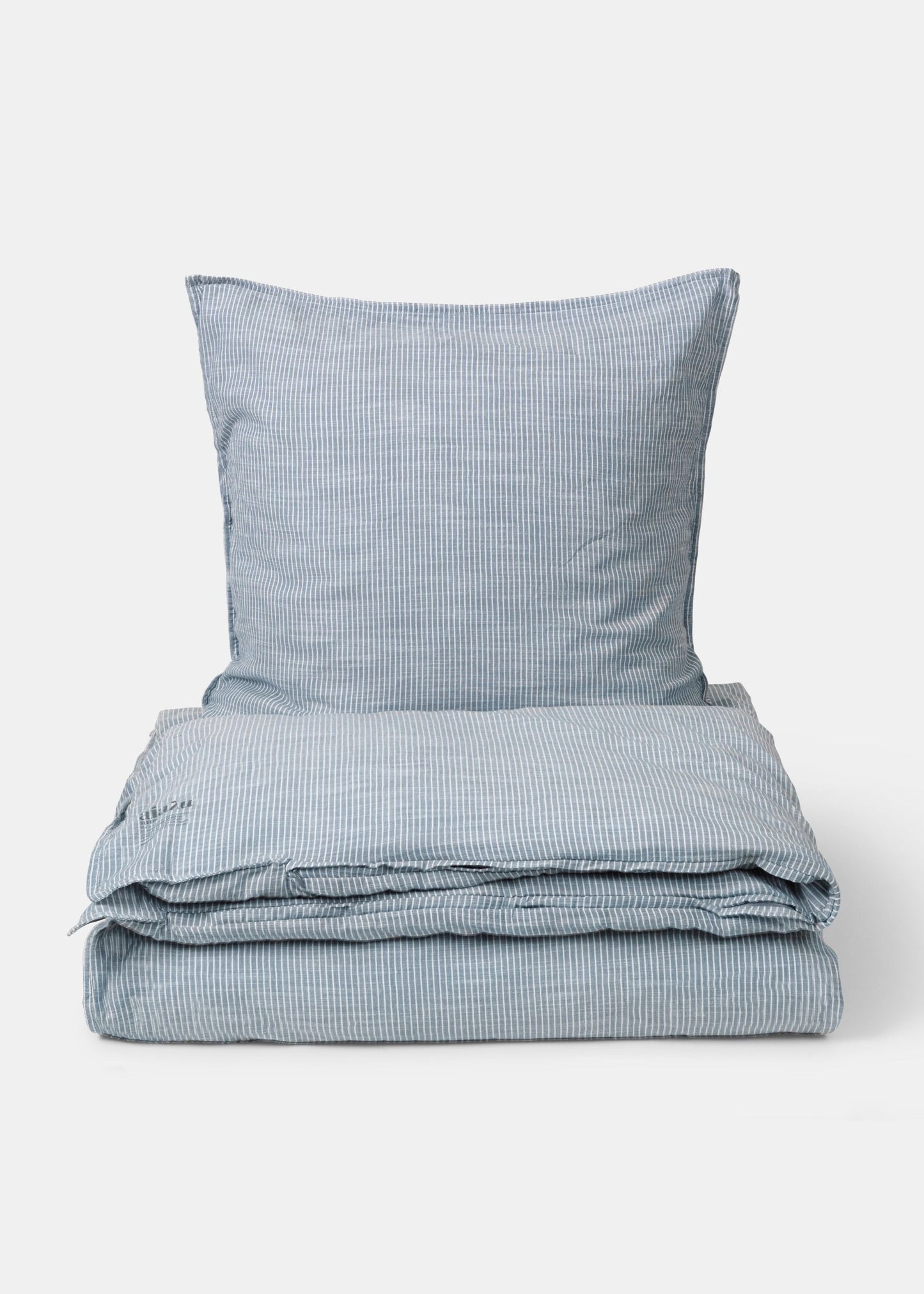 Aiayu, Sengetøysett "Striped" Indigo 140x220 (50x70)