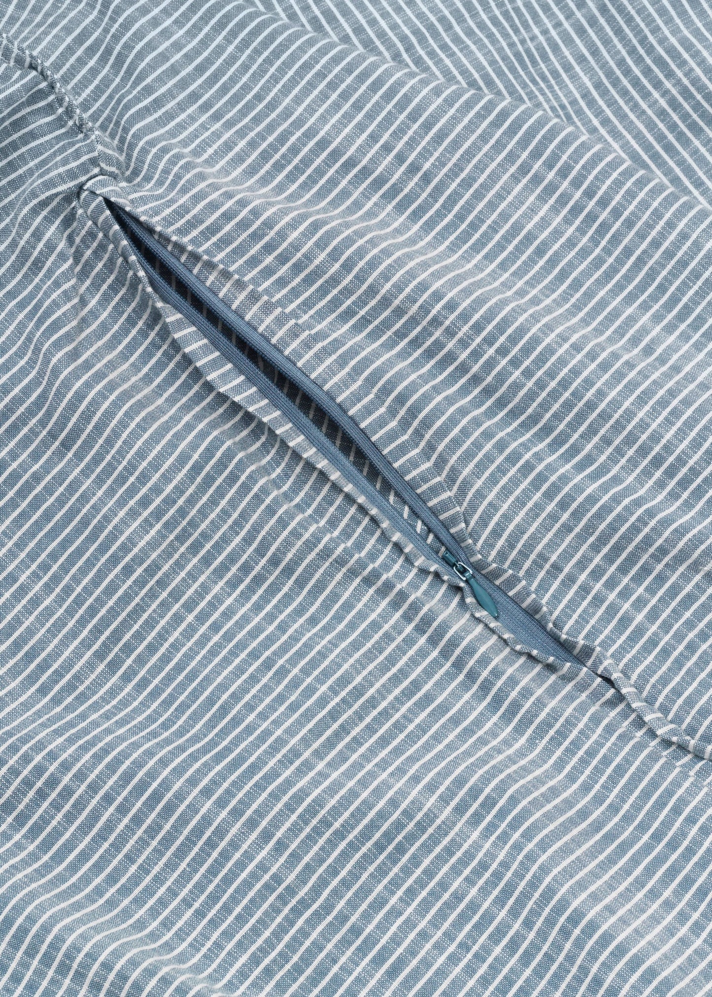 Aiayu, Sengetøysett "Striped" Indigo 140x220 (50x70)
