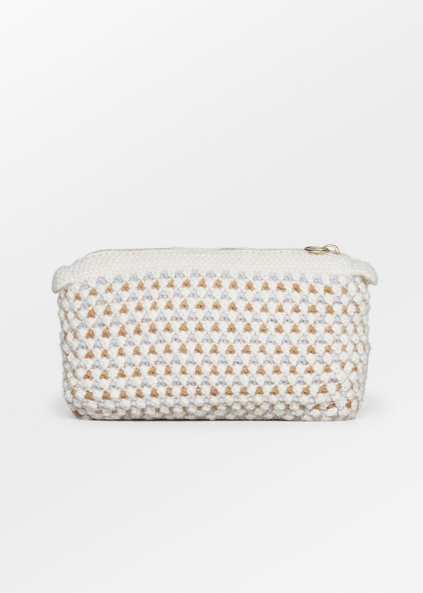 Aiayu "Helen Classic Clutch" Mix Stripe Tabac