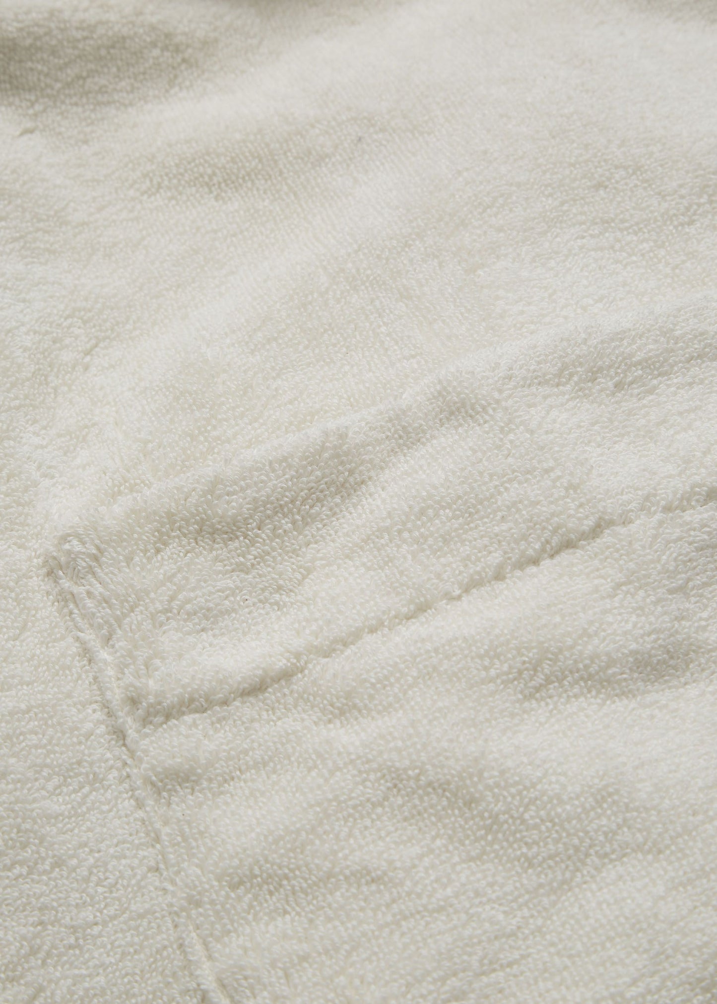 Aiayu "Hooded Bathrobe Terry" Pure Ecru