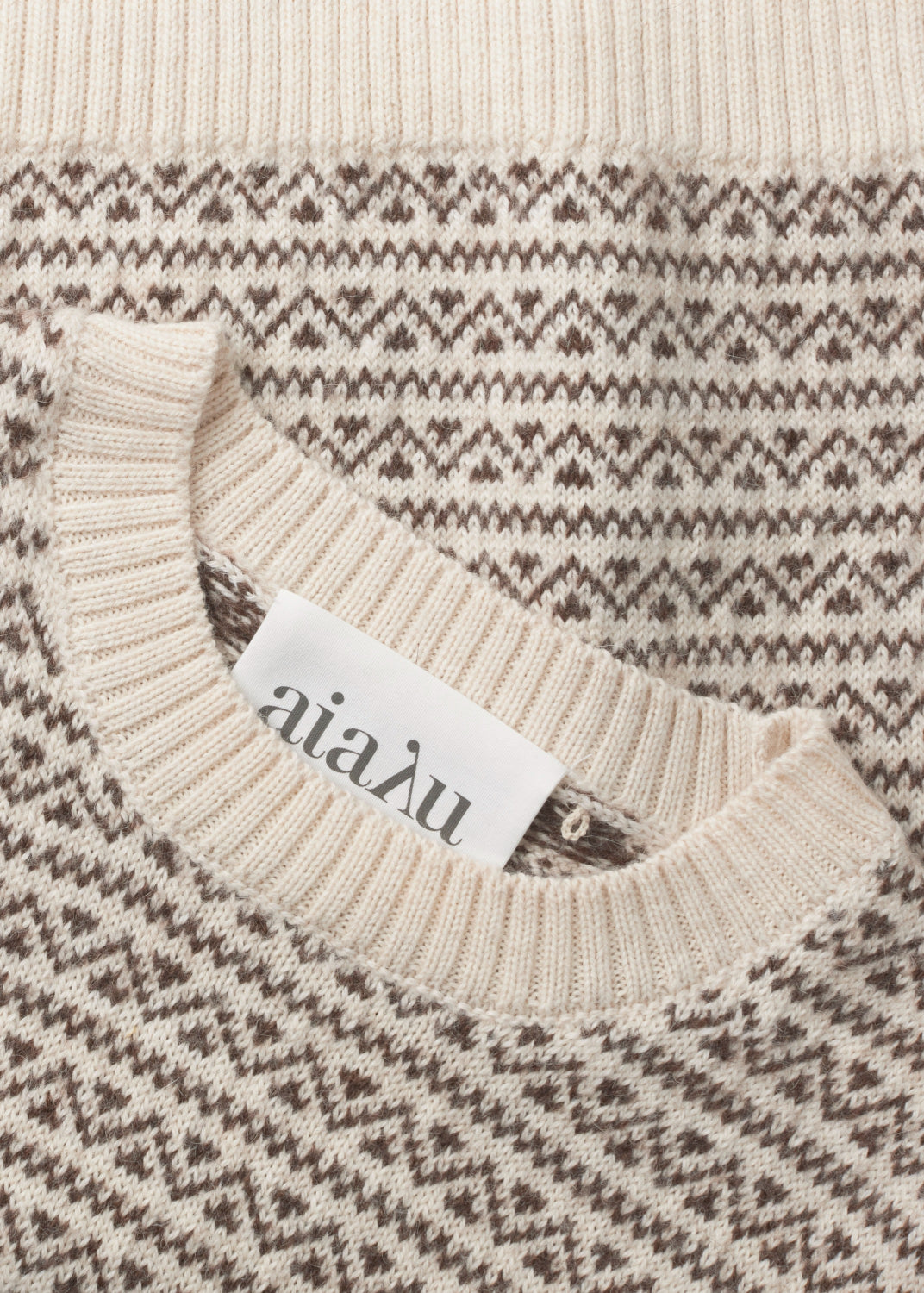 Aiayu "Sille Gilet Vest" Mix Brownie