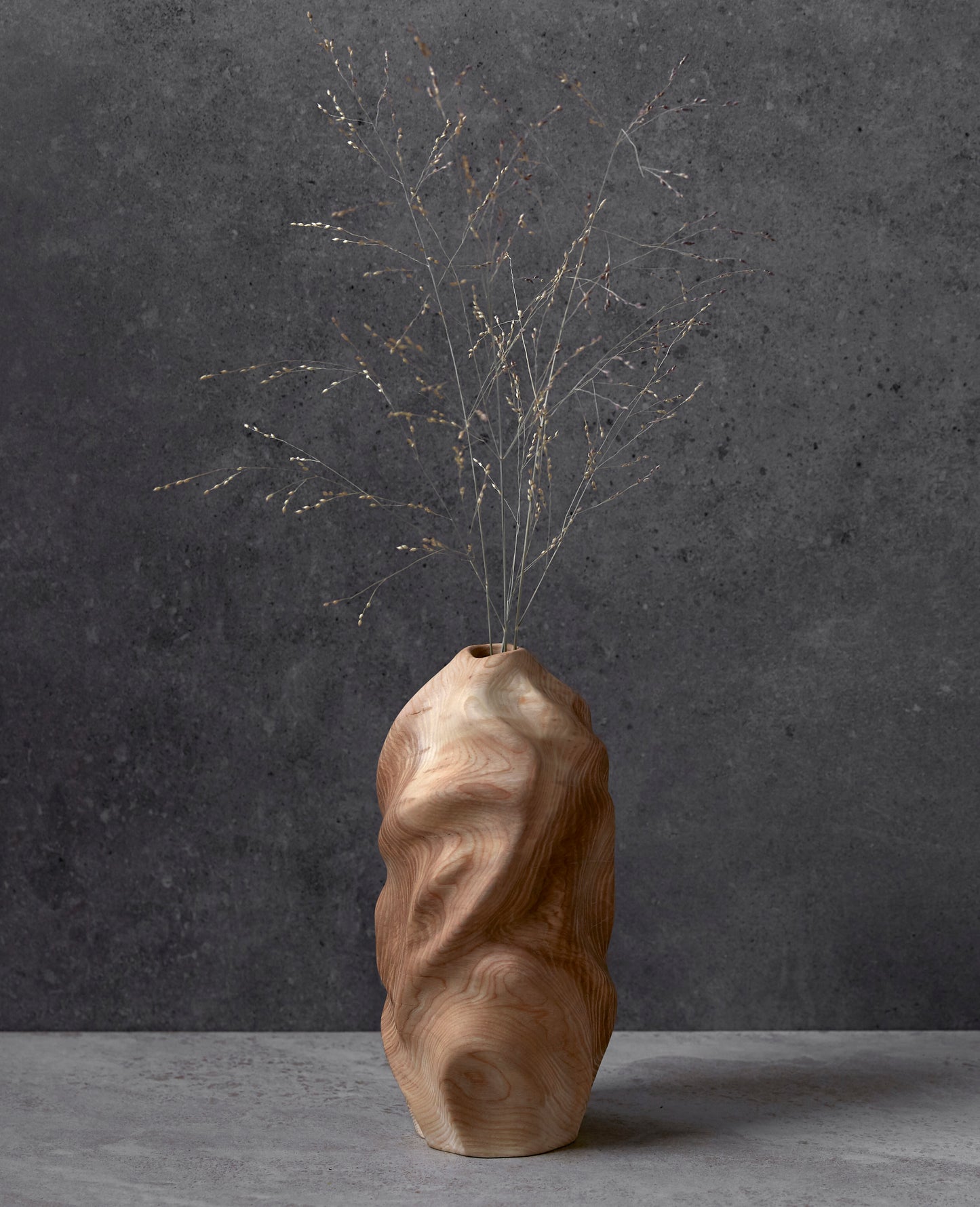Løvfall vase Eiketre 25x12cm