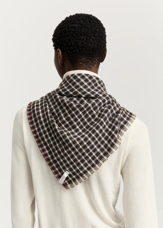 Aiayu "Adelina scarf – cashmere silk" Mix Brown OS