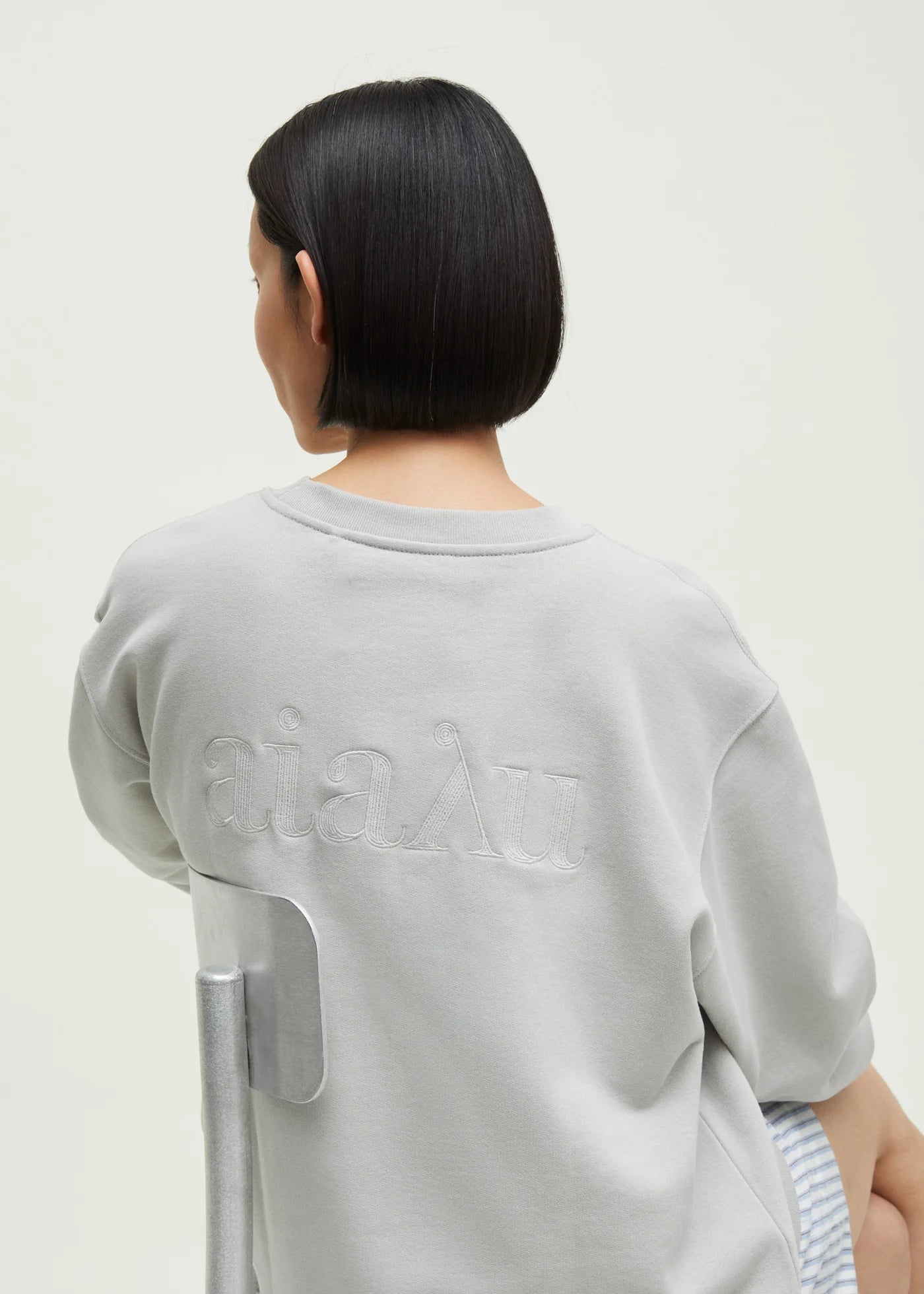 Aiayu "Aiayu Circular Sweatshirt" Grey