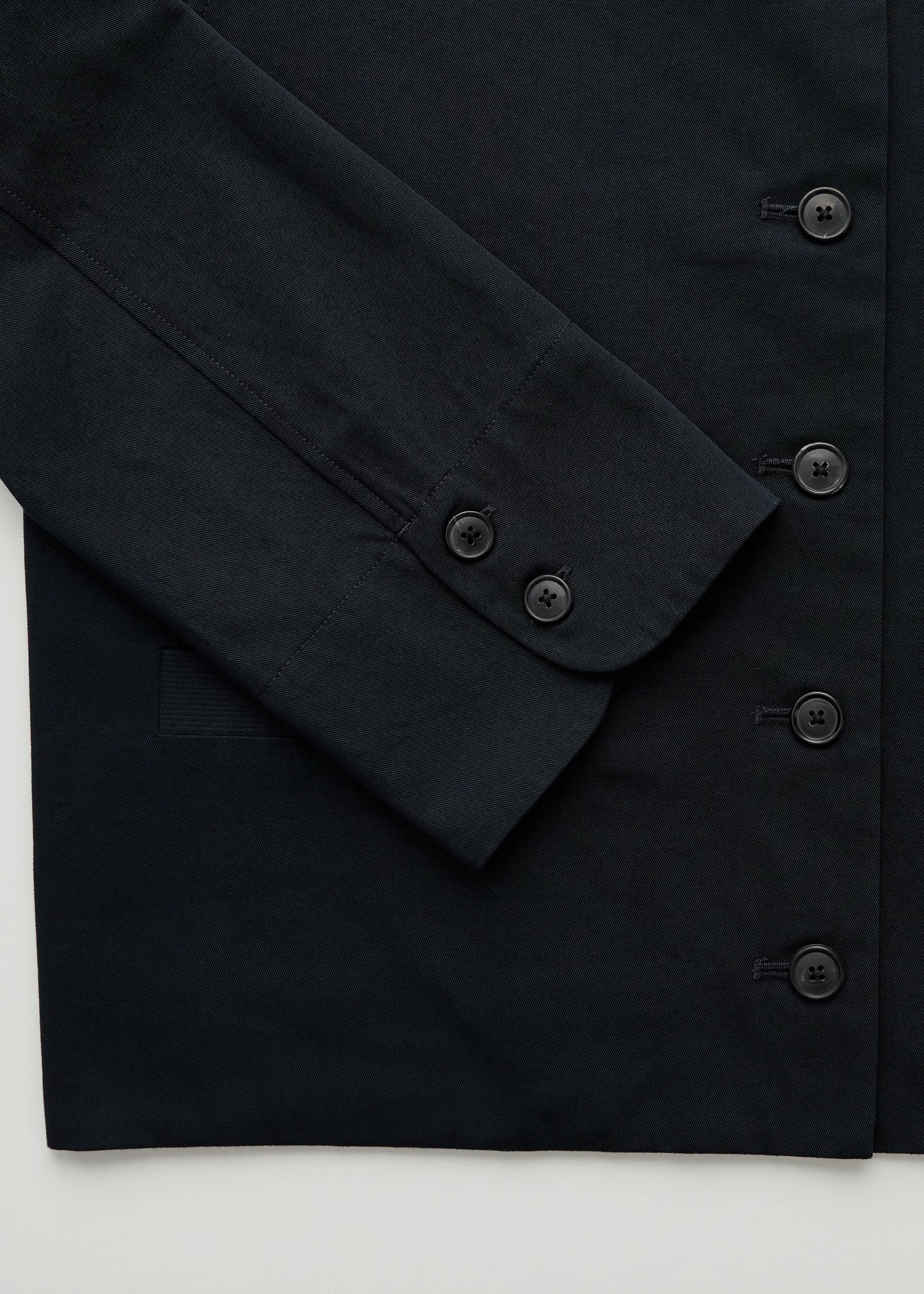 Aiayu "Angela jacket twill" Black Navy