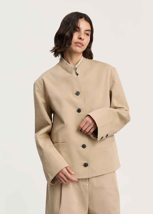 Aiayu "Angela jacket twill" Semolina