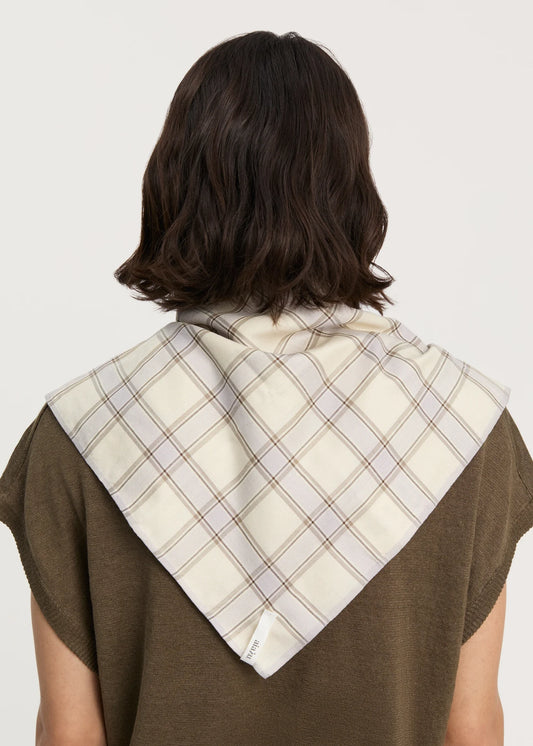 Aiayu "Anika scarf – pure silk" Mix Black