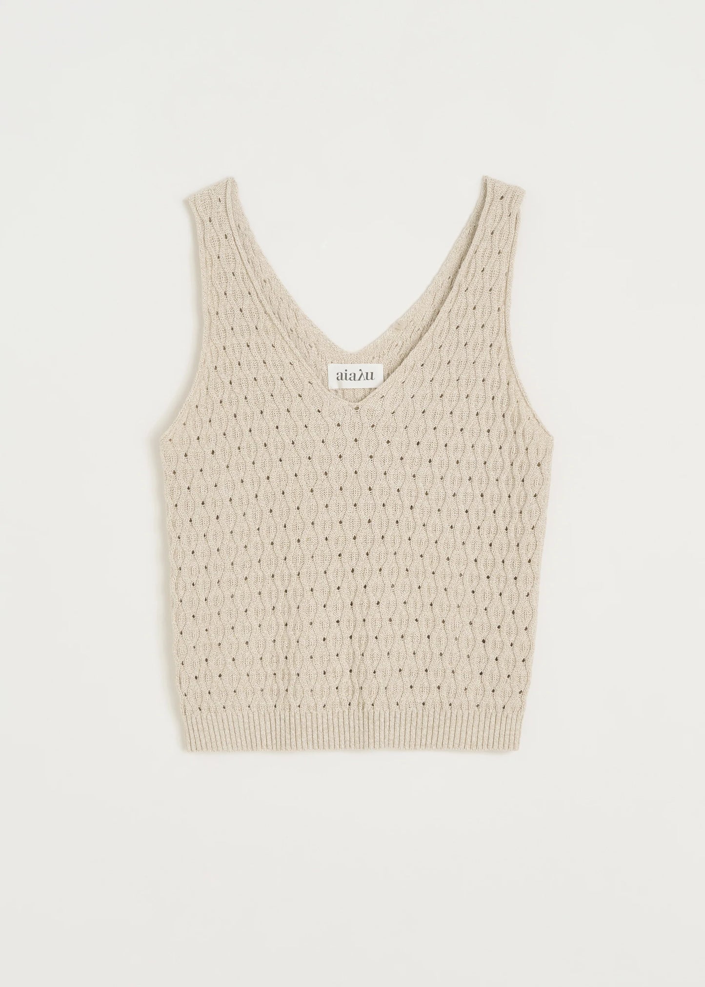 Aiayu "Annu knitted top" Nature