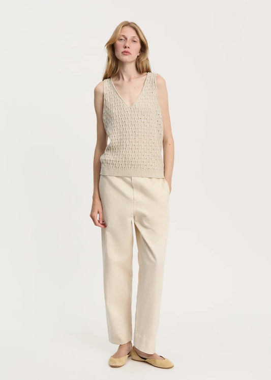 Aiayu "Annu knitted top" Nature