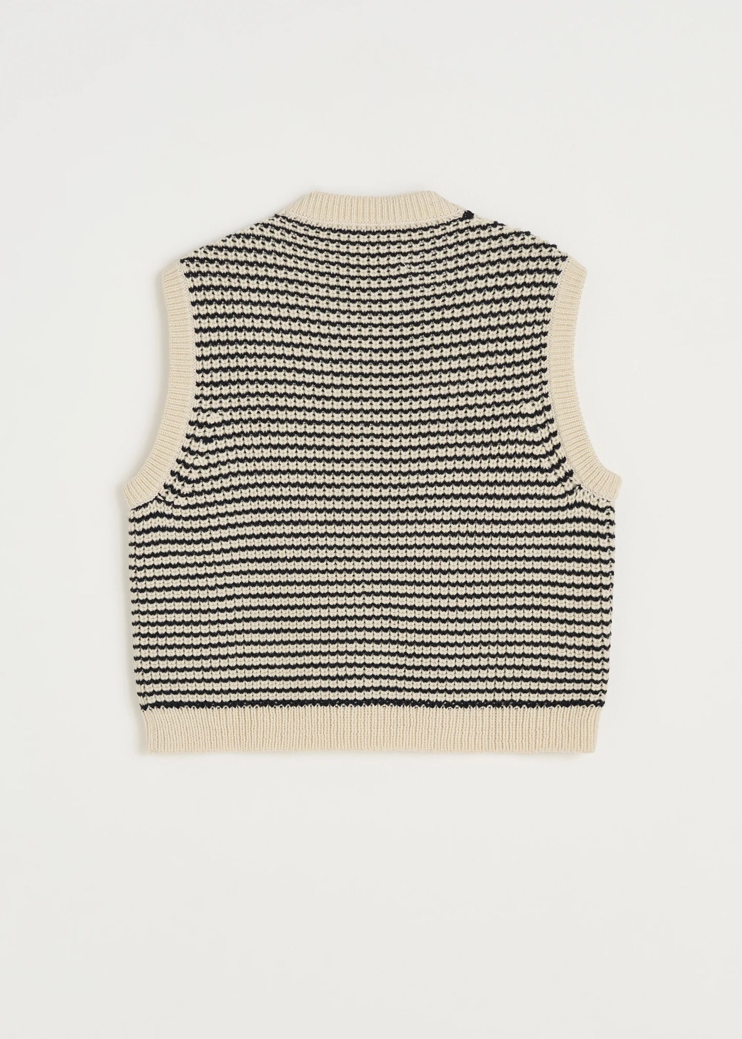 Aiayu "Asha vest – highland wool" Mix Black Navy