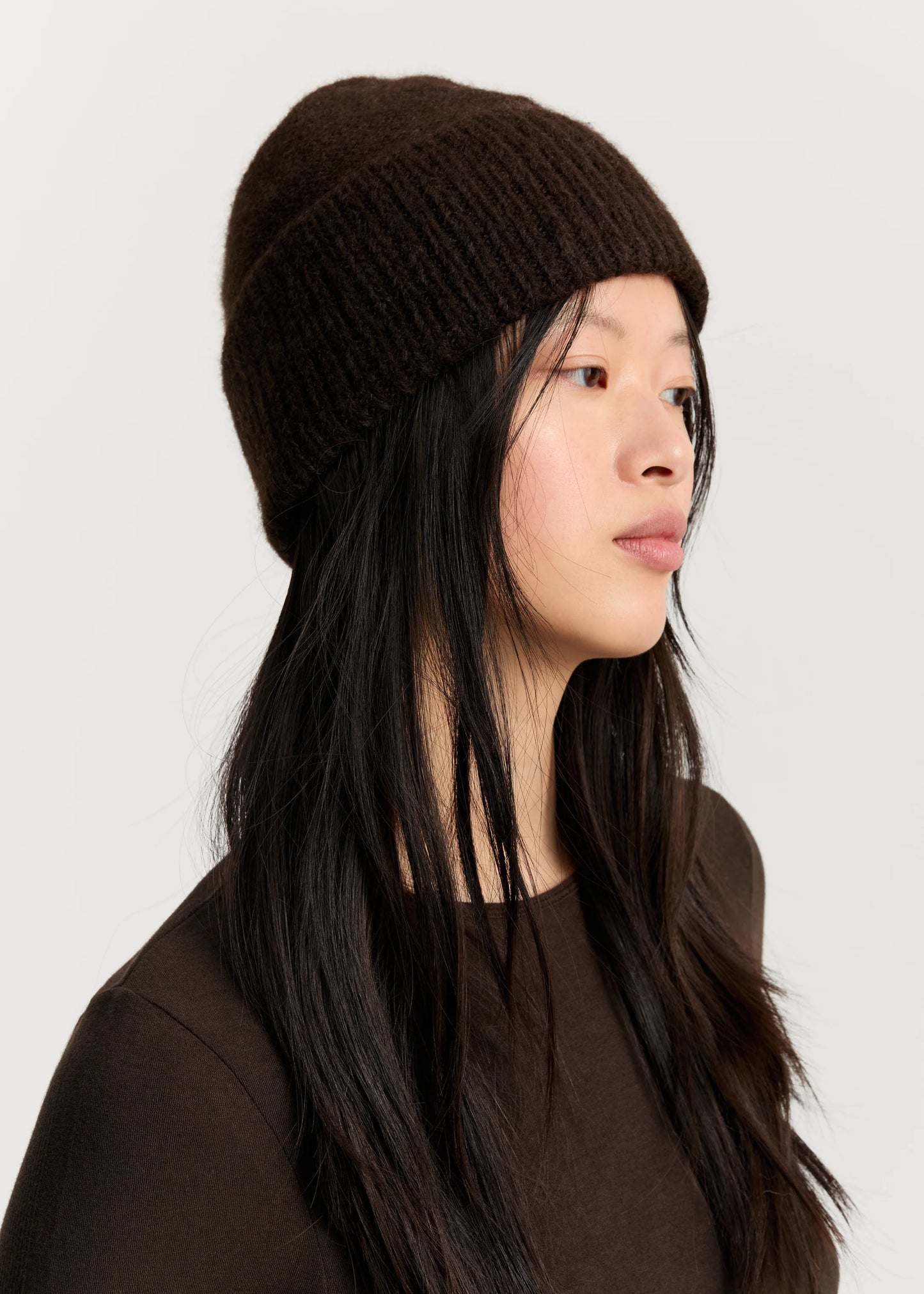 Aiayu "Baby beanie – llama" Pure chocolate