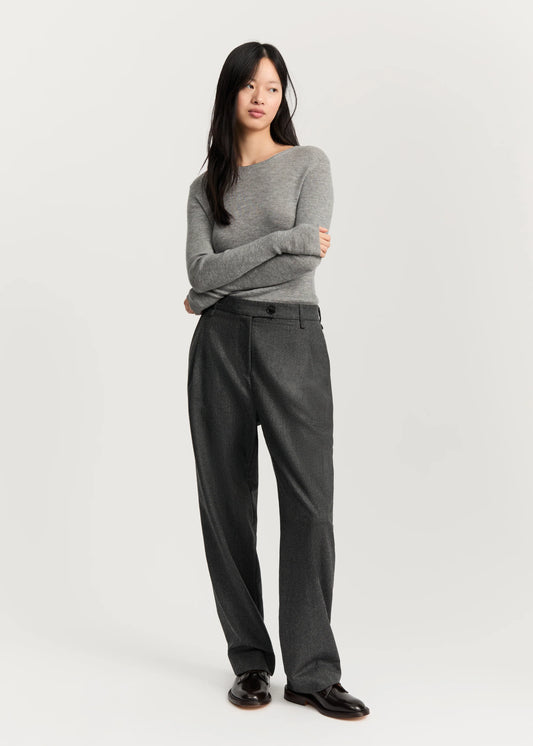 Aiayu "Balder Pant Fine Wool" Dark Grey