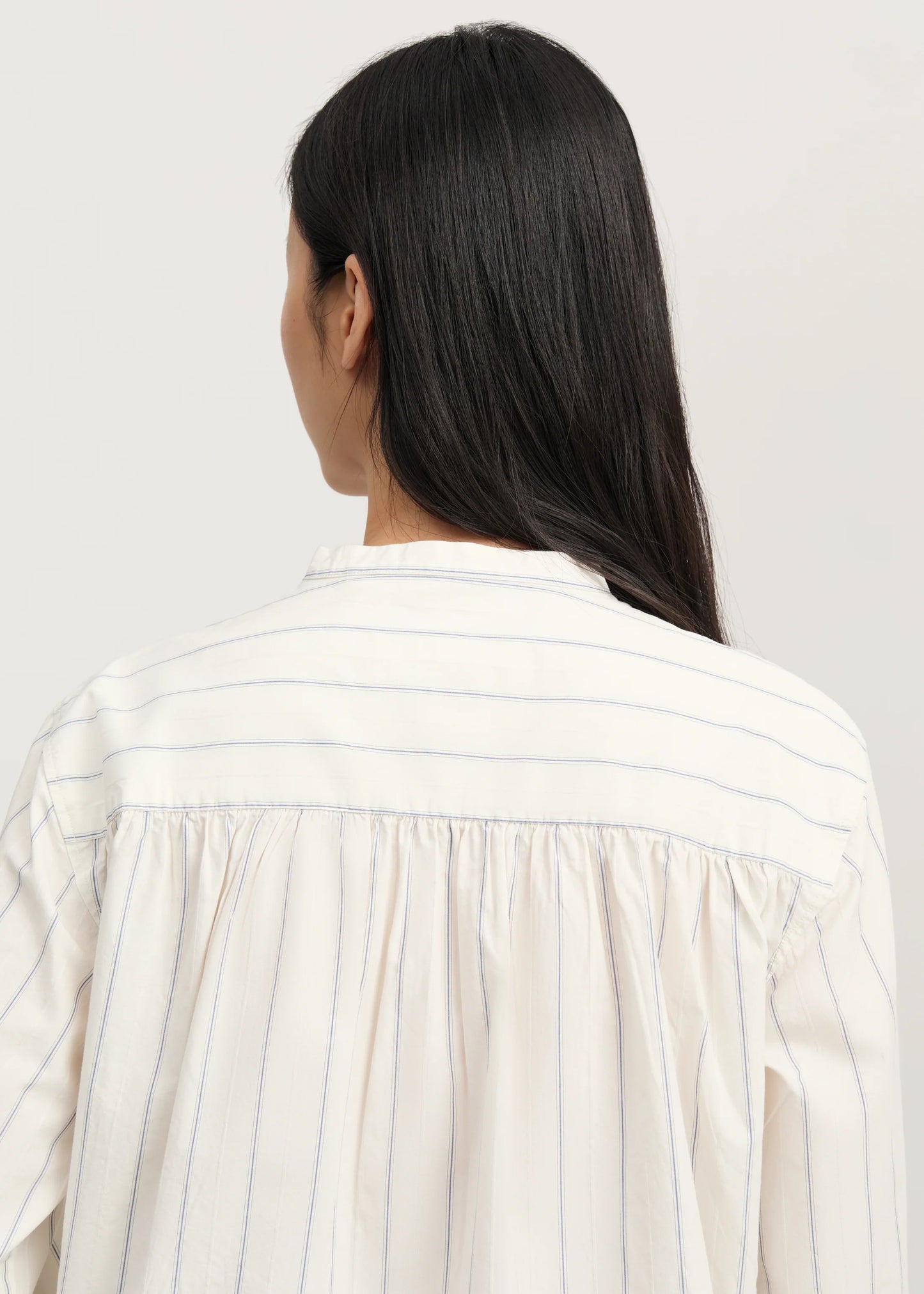 Aiayu "Bibbi shirt champetra" Mix French Blue