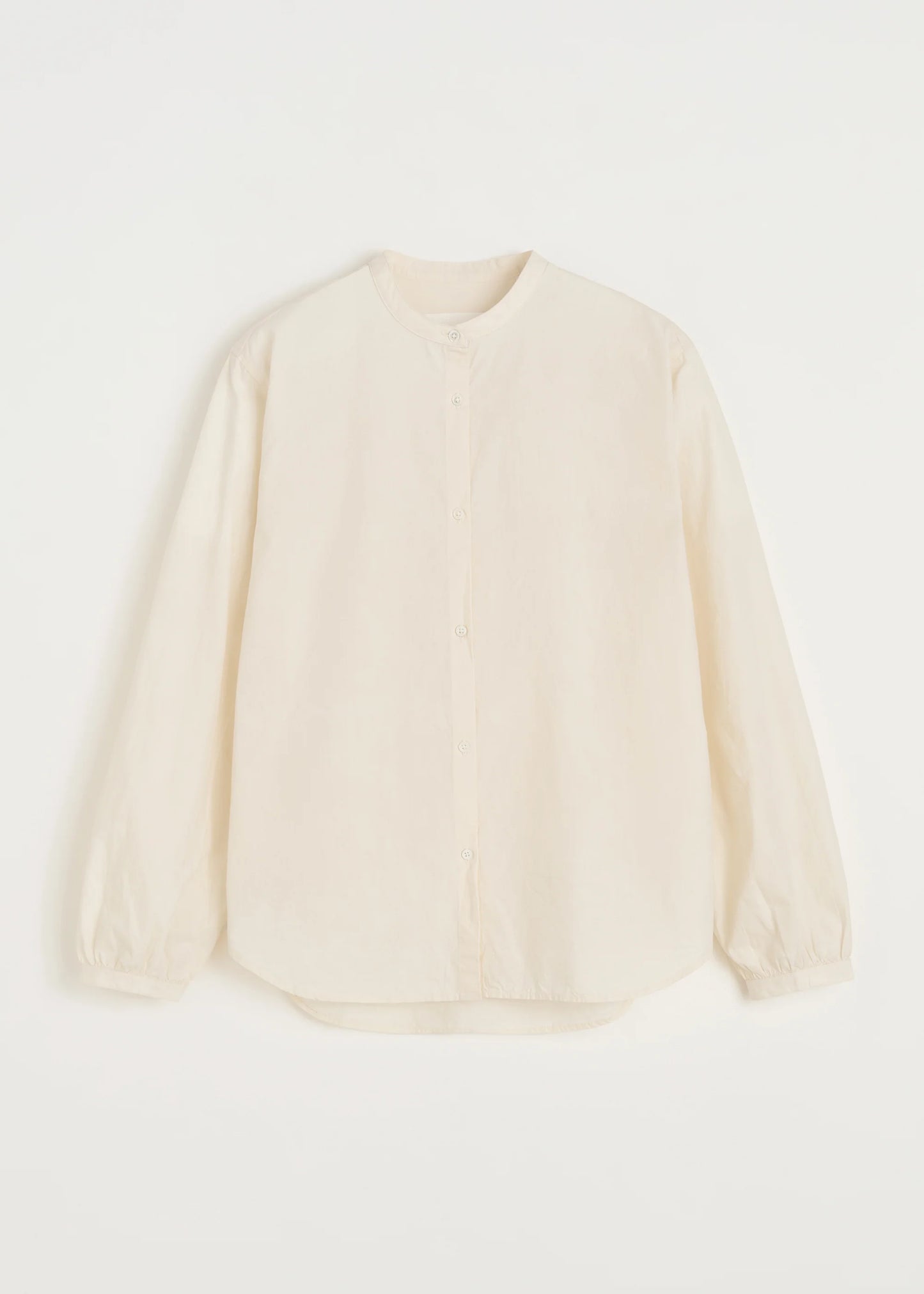 Aiayu "Bibs shirt cotton" Pure Ecru