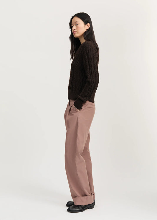 Aiayu "Billy pant zip poplin" Desert Blush